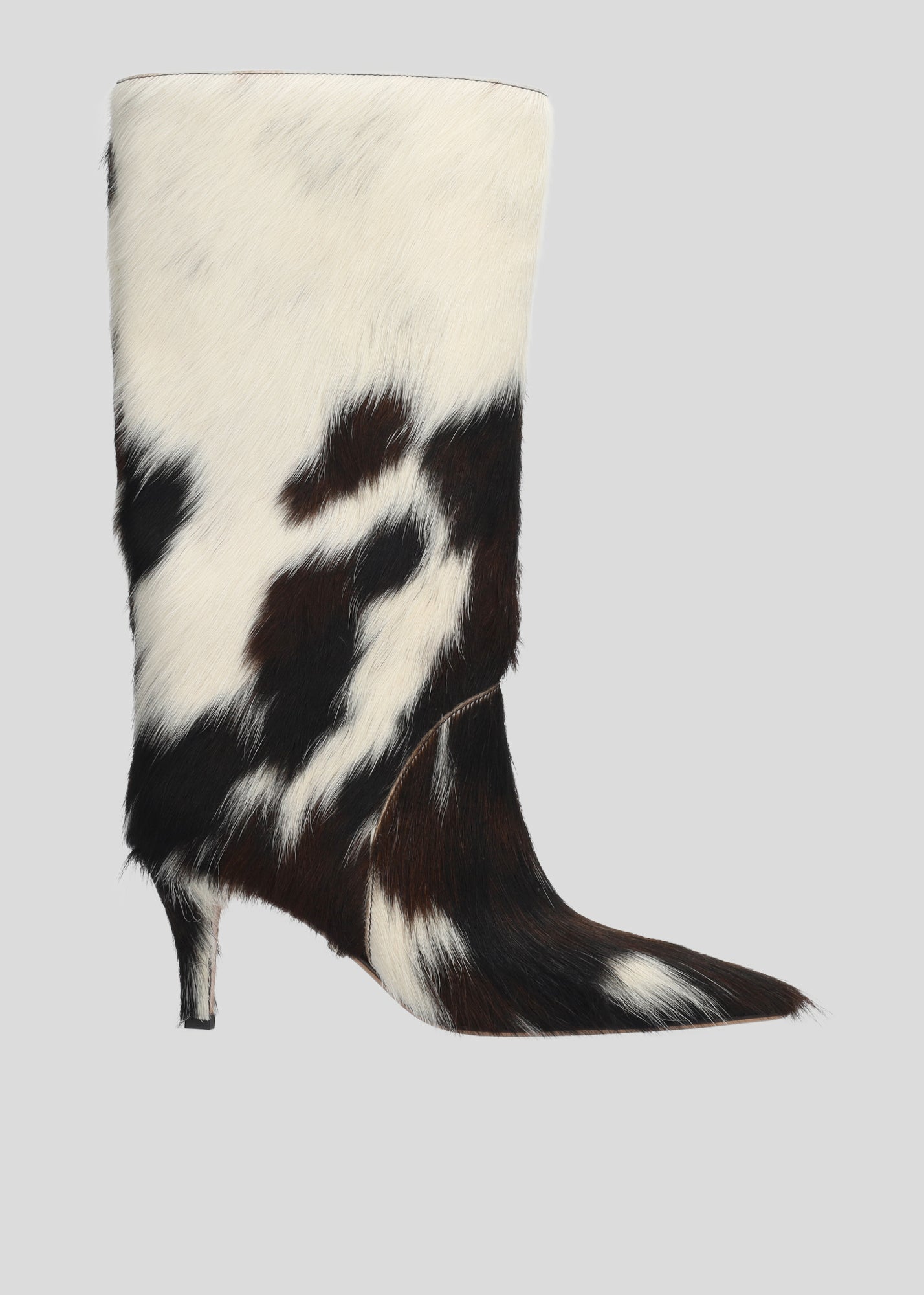 PONY COW PRINT BOOTS
