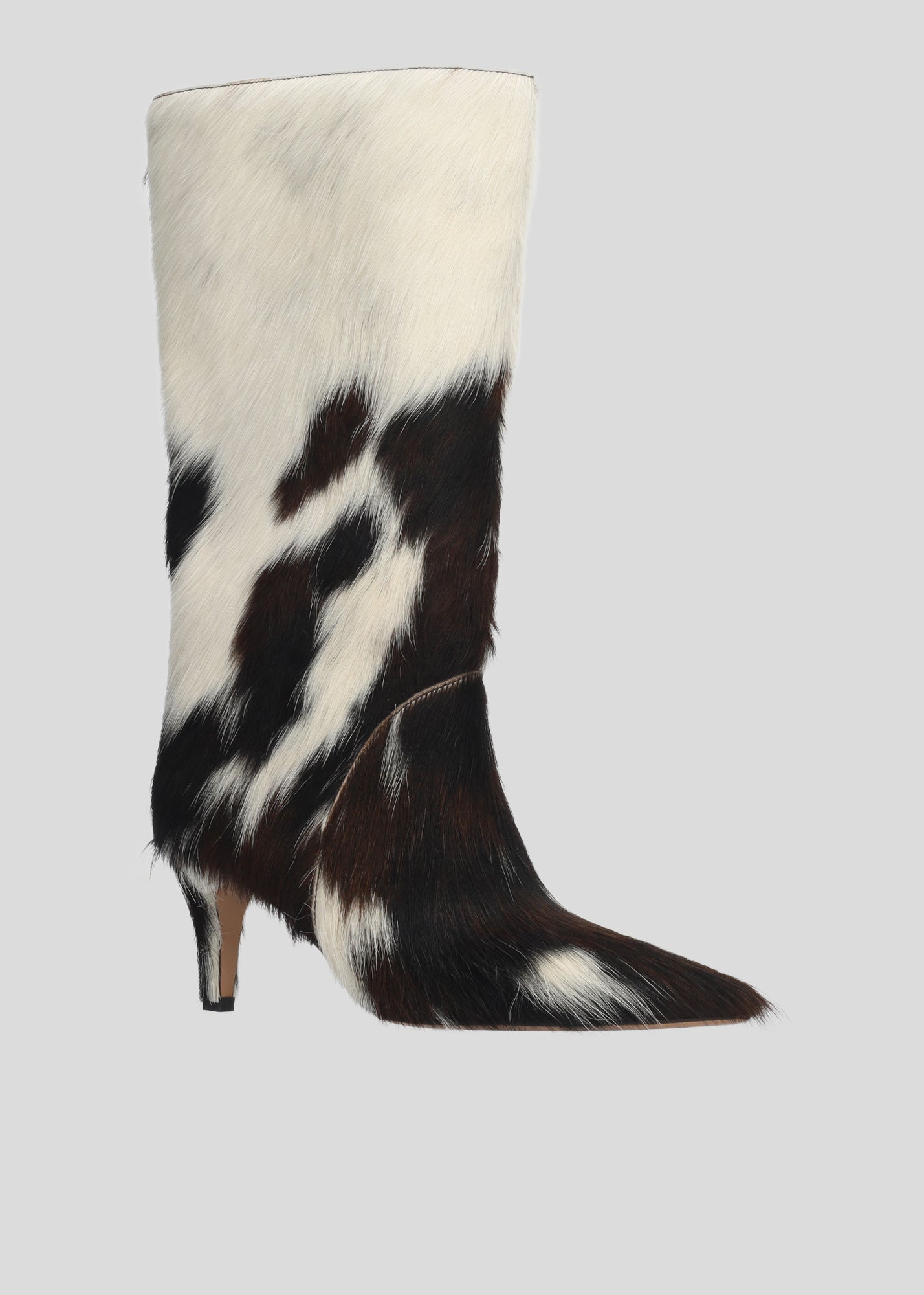 PONY COW PRINT BOOTS