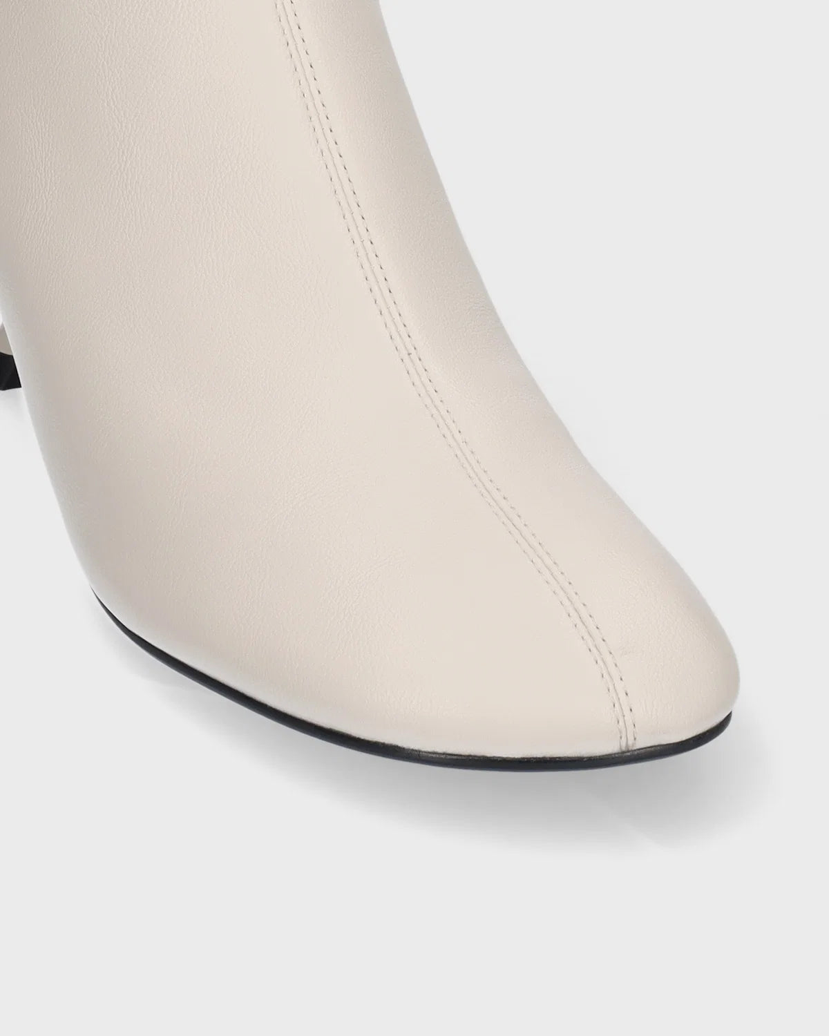 NAMI ECRU ANKLE BOOTS