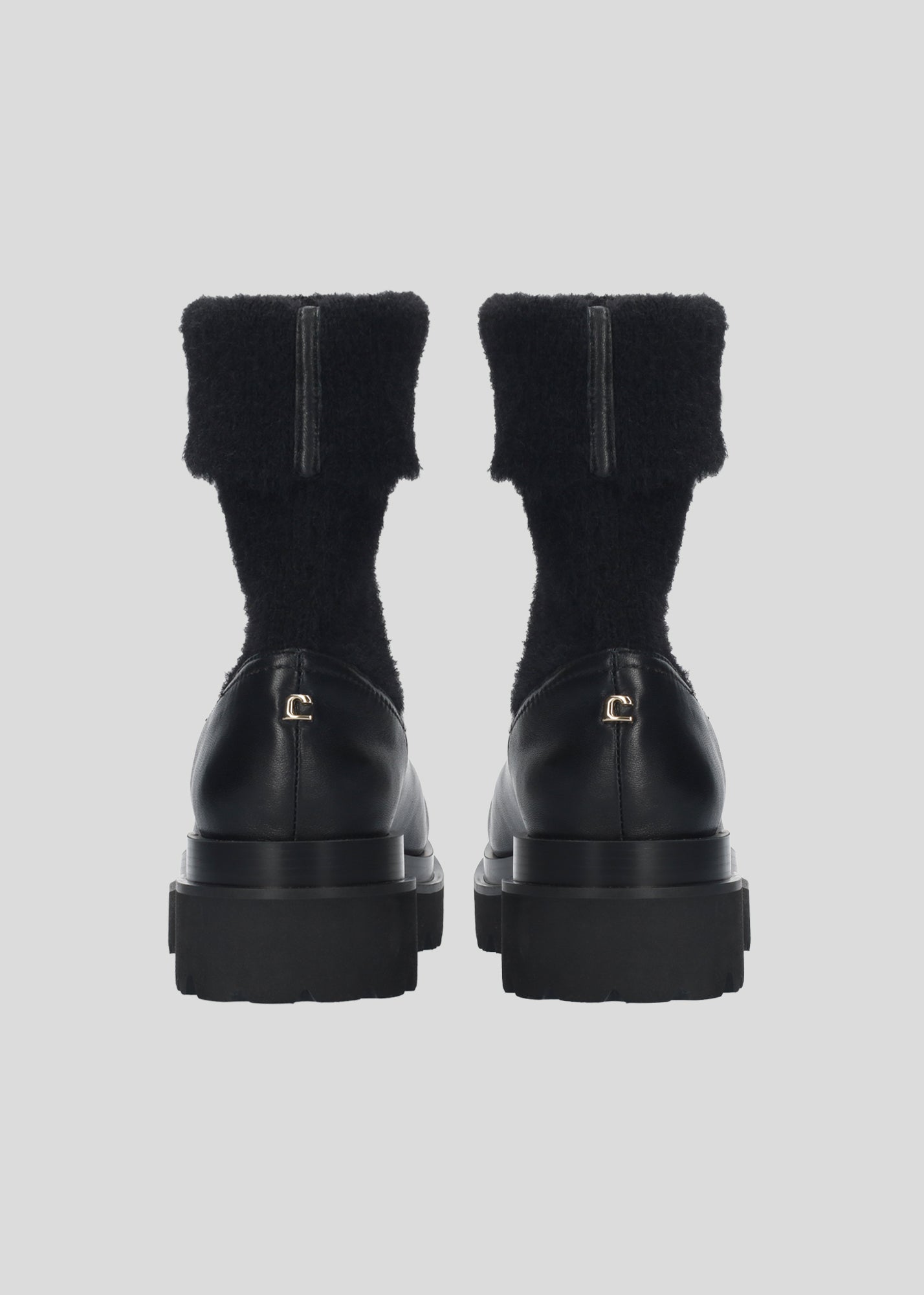 BOTAS LEATHER JERSEY NEGRO