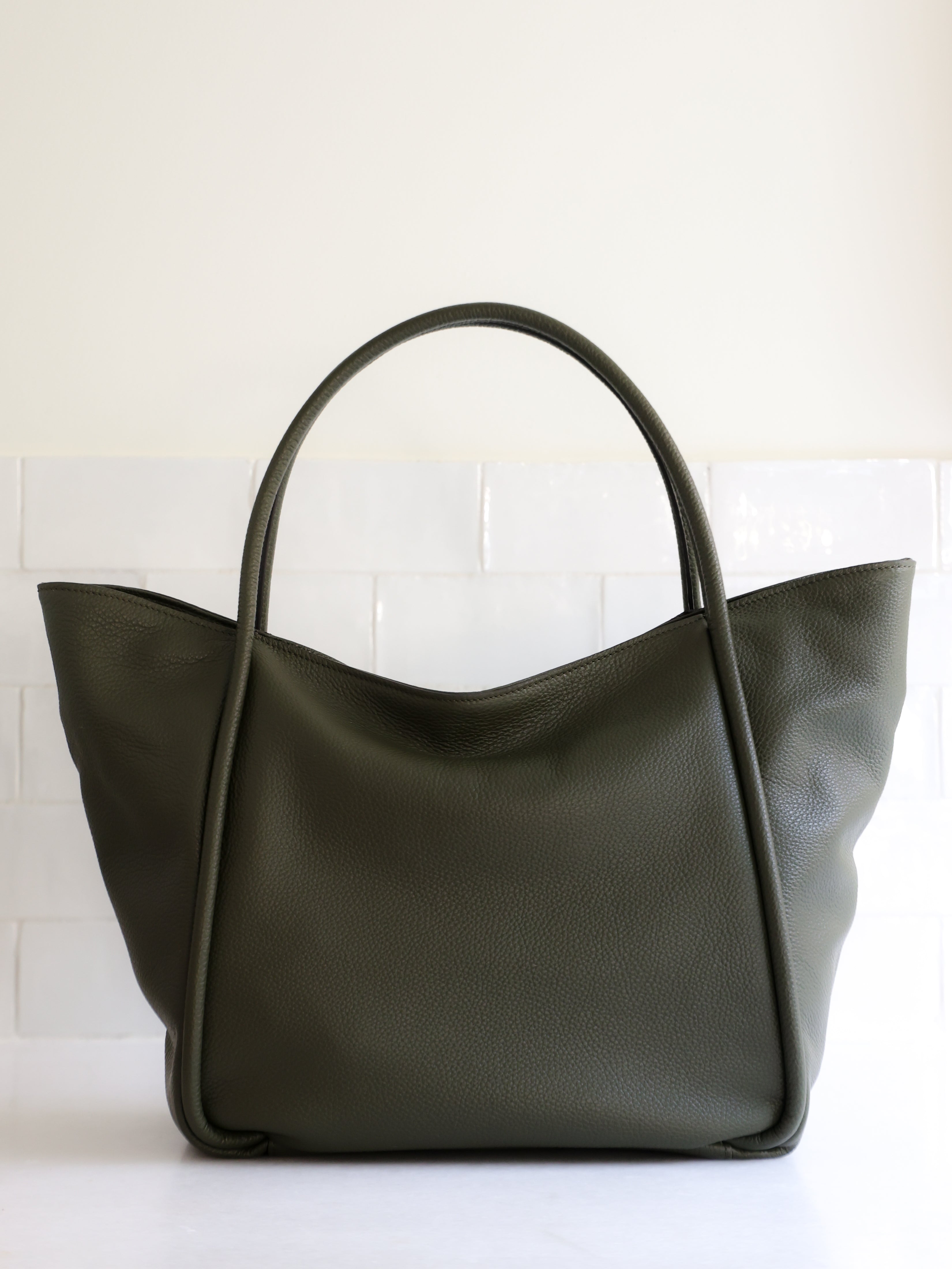 SHOPPER WILLOW PIEL OLIVA