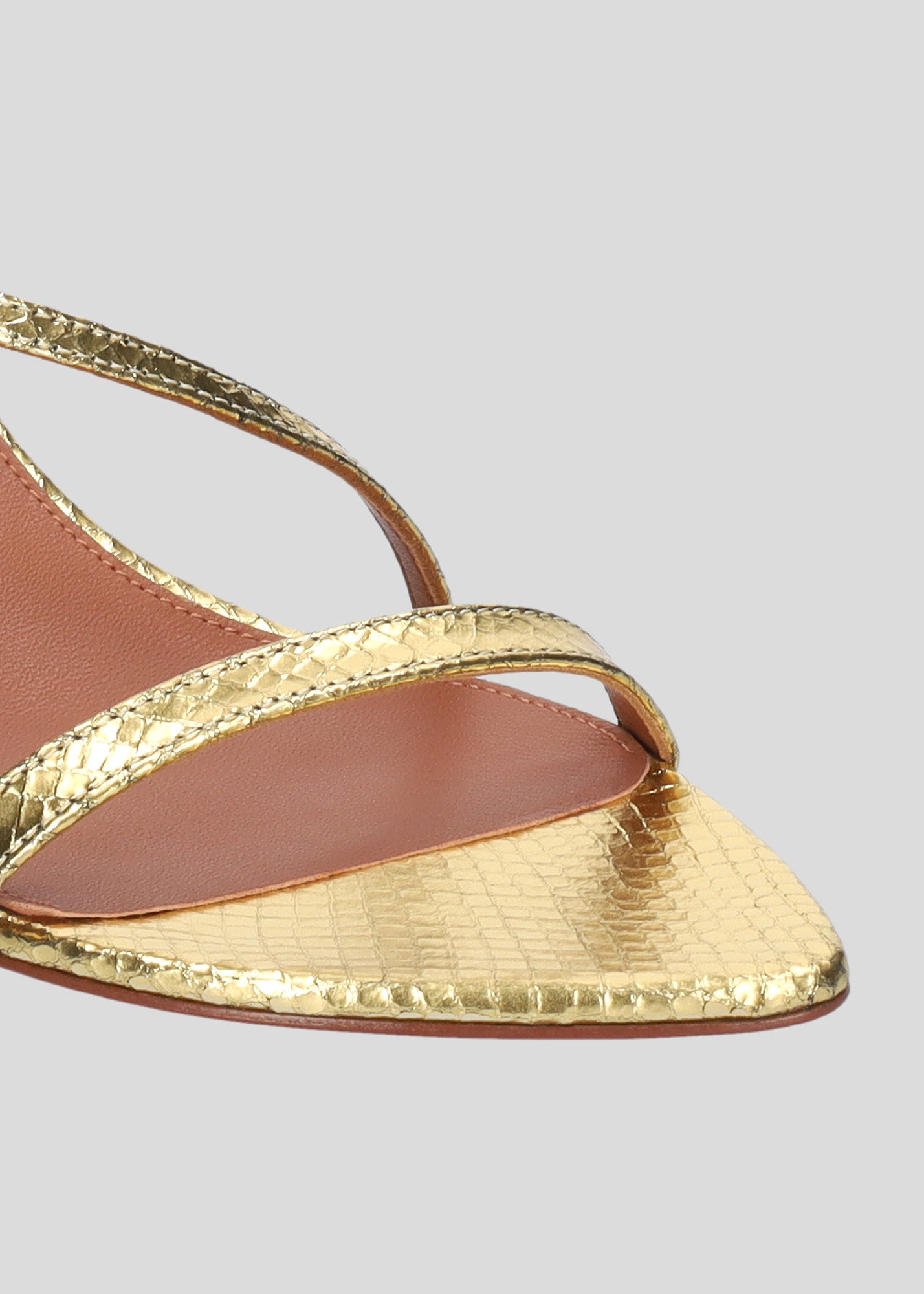 SANDALIA TACÓN LOLA CRUZ ORO