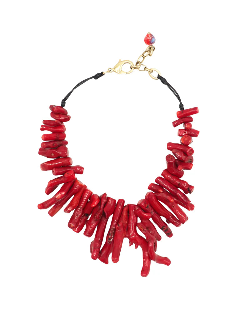 Pira Necklace rojo