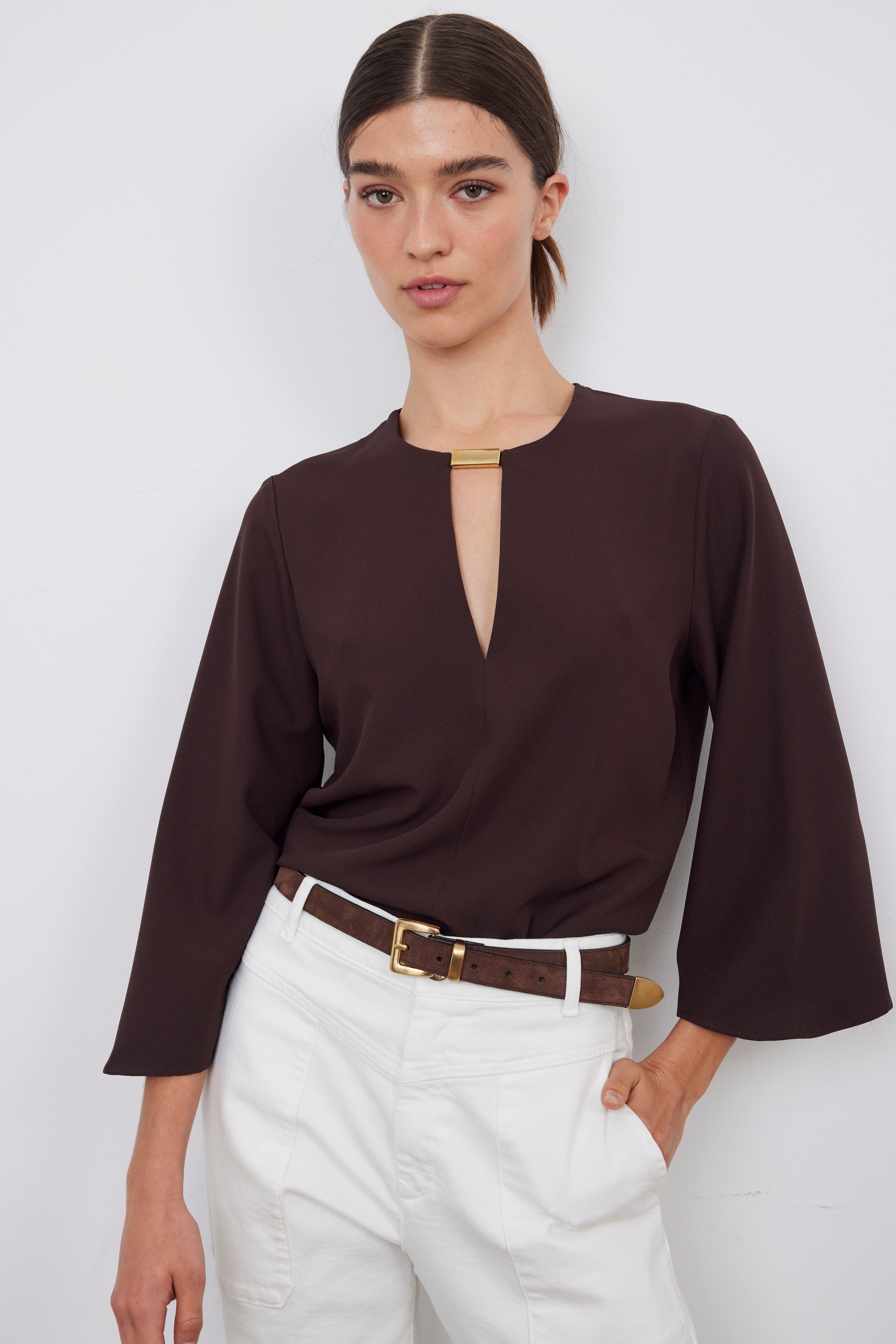 SHIRT MILAN CHOCOLATE