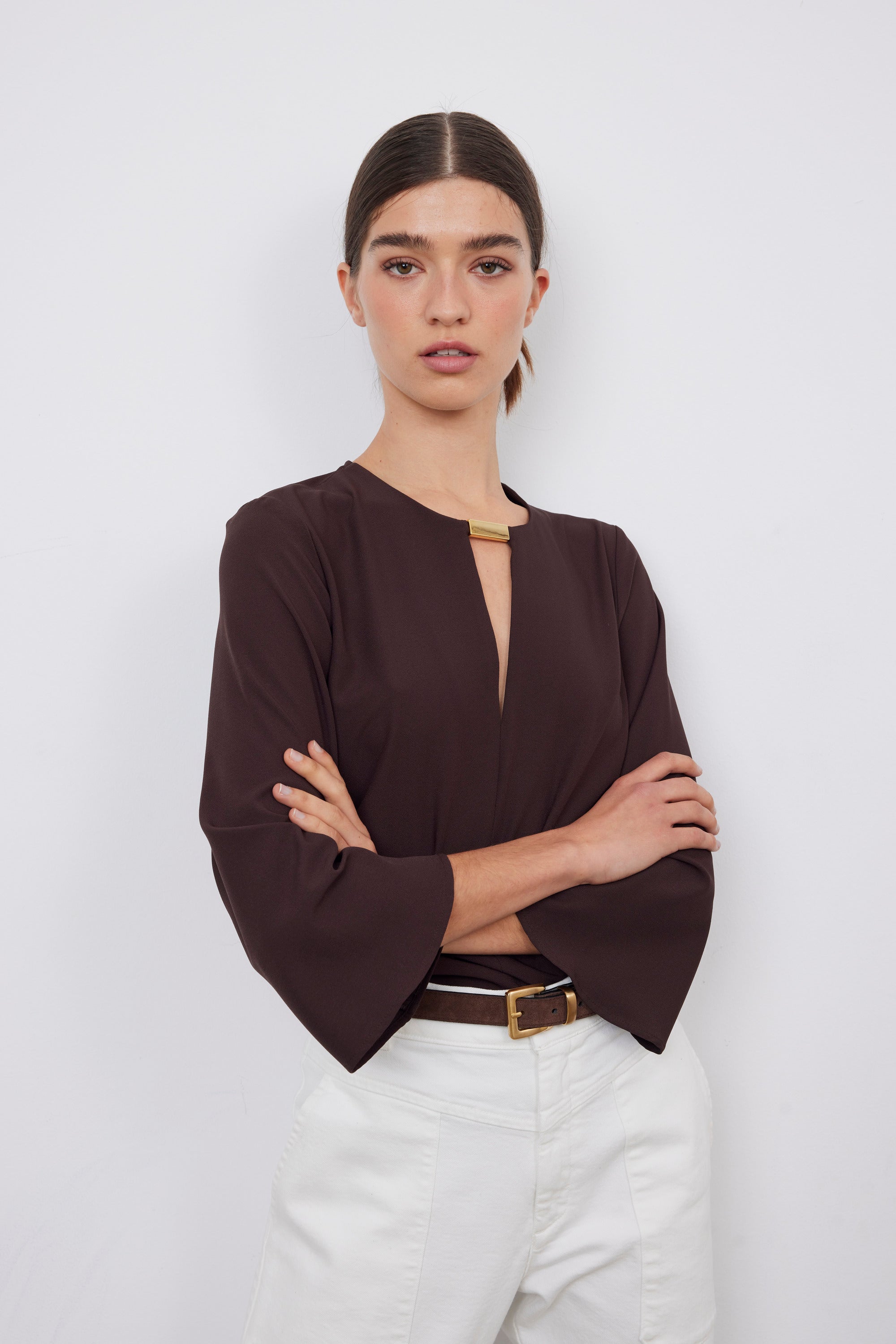 SHIRT MILAN CHOCOLATE