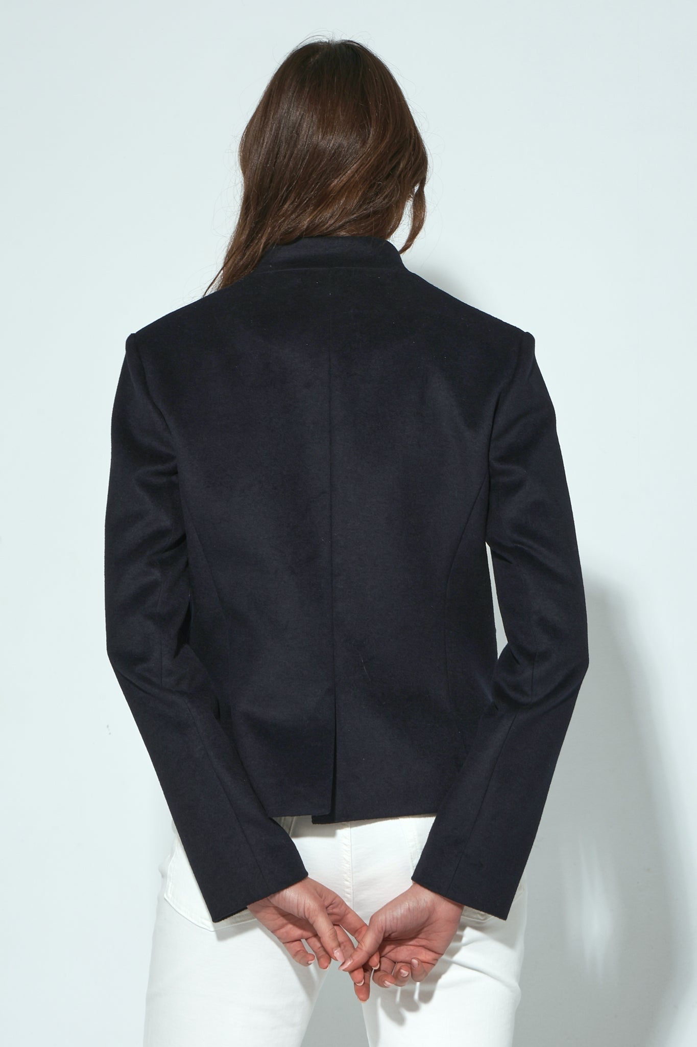 CLAUDIA JACKET WITH NAVY POCKETS