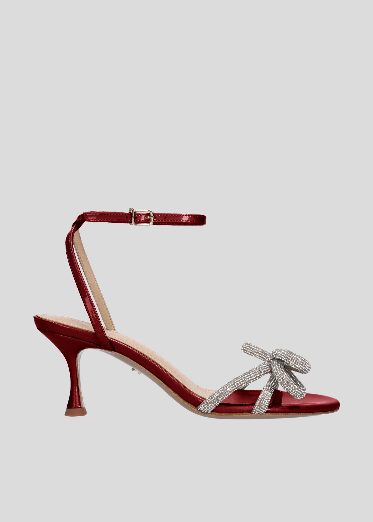 SANDALS GLOSS RED (HEELED)