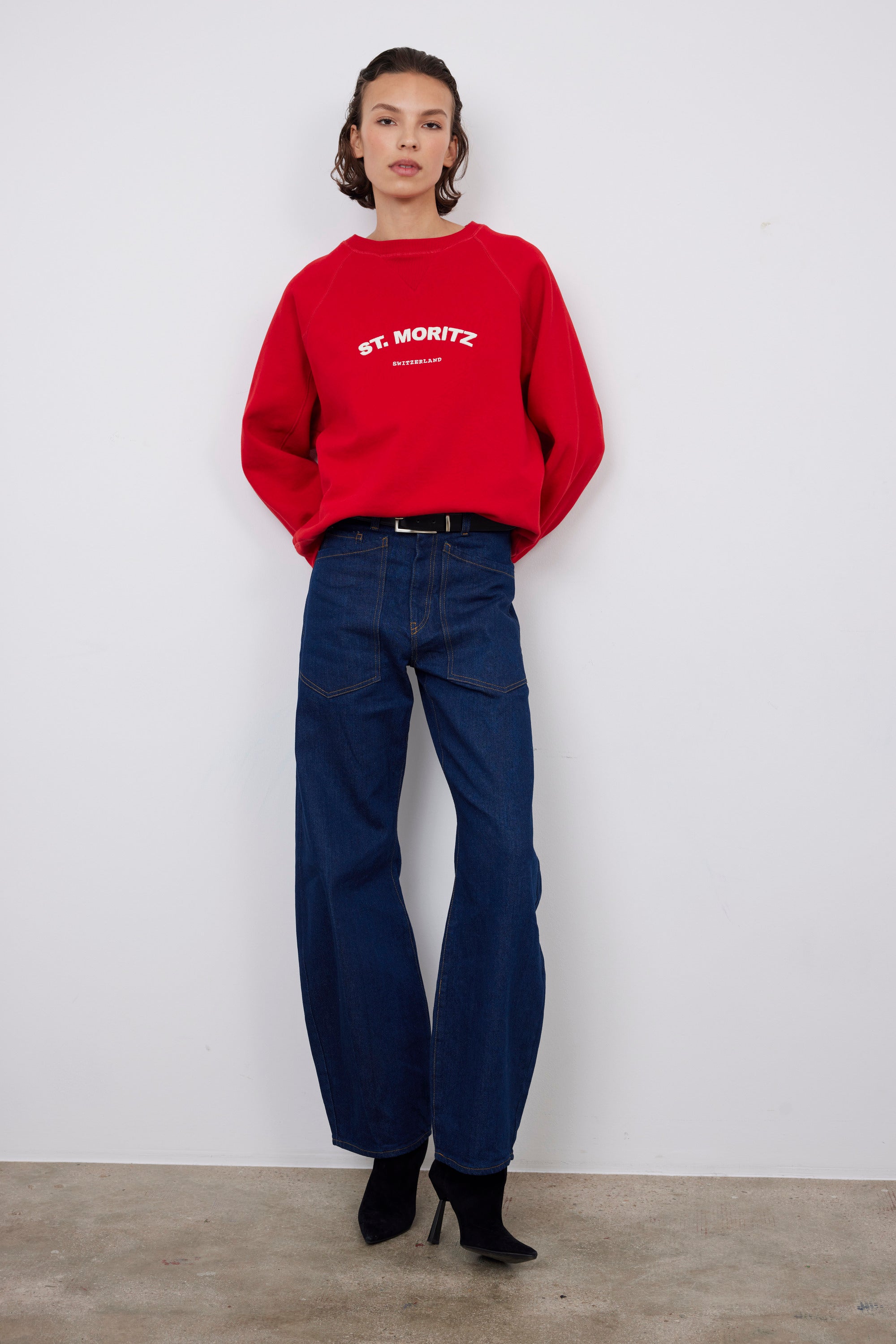 MORITZ RED SWEATSHIRT
