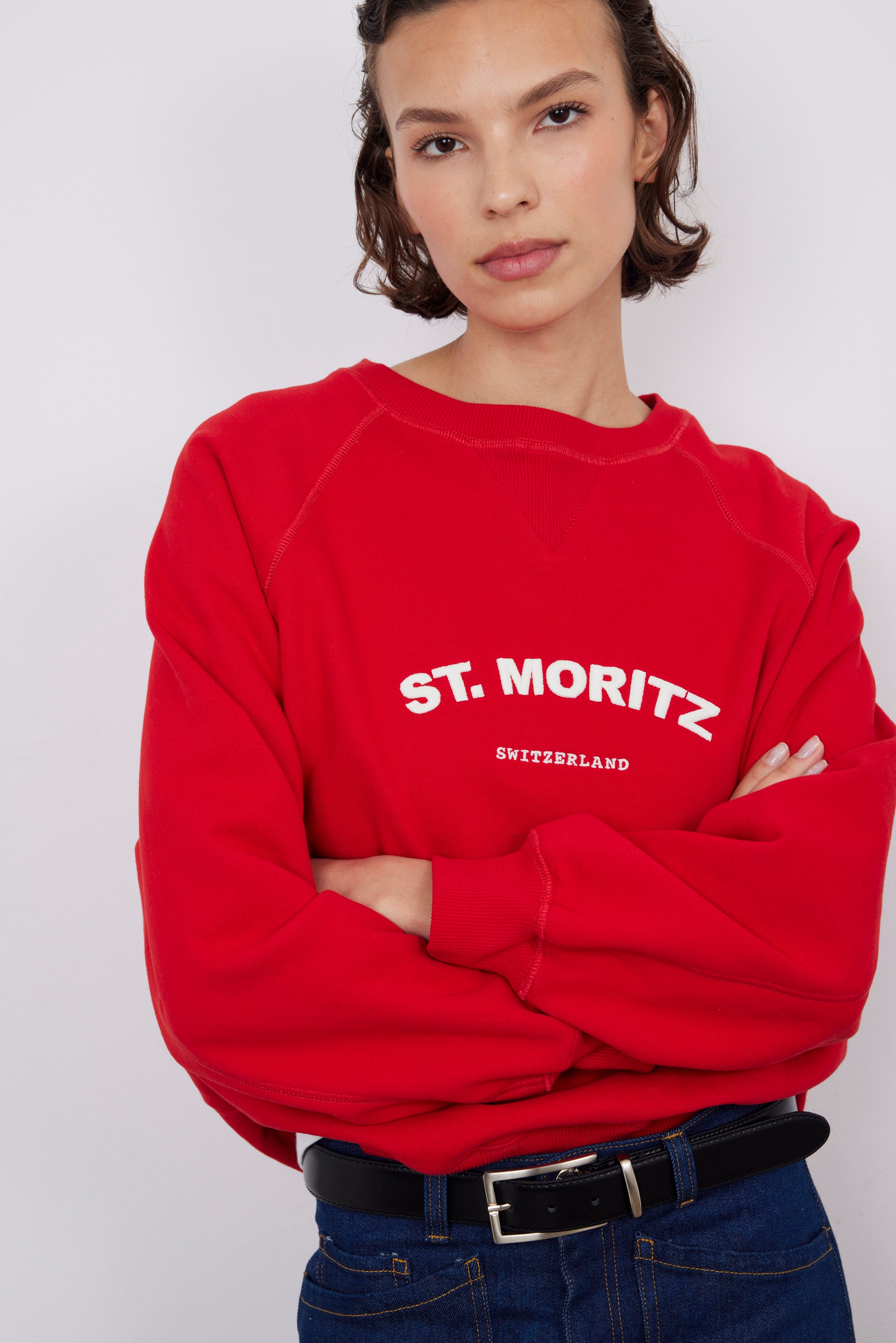 MORITZ RED SWEATSHIRT