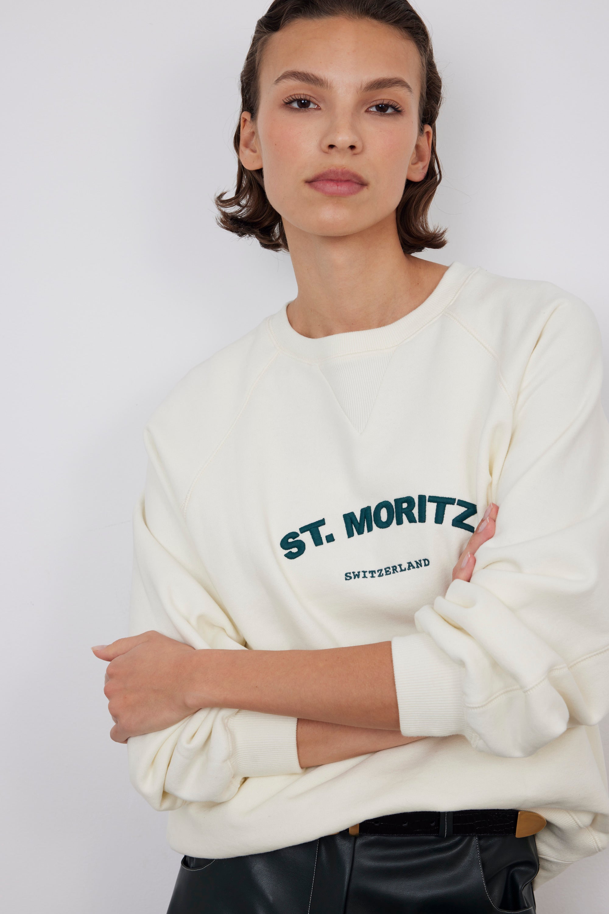 SWEATSHIRT MORITZ ECRU