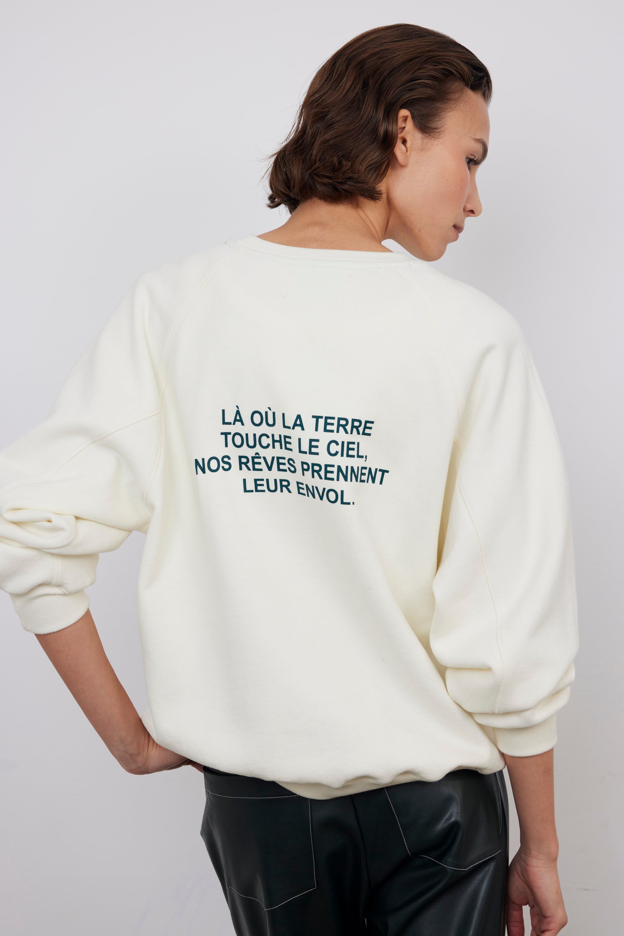 SWEATSHIRT MORITZ ECRU