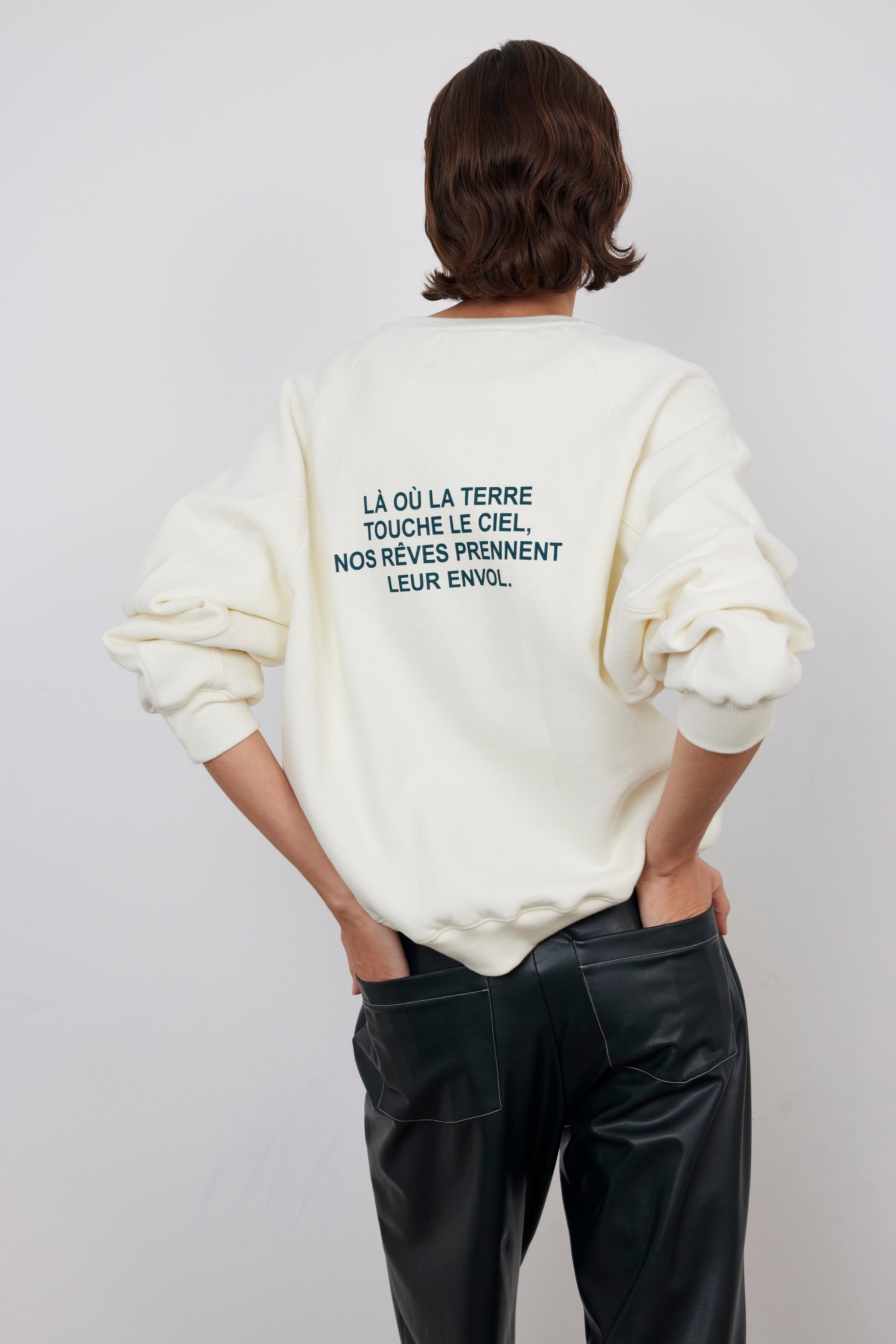 SWEATSHIRT MORITZ ECRU