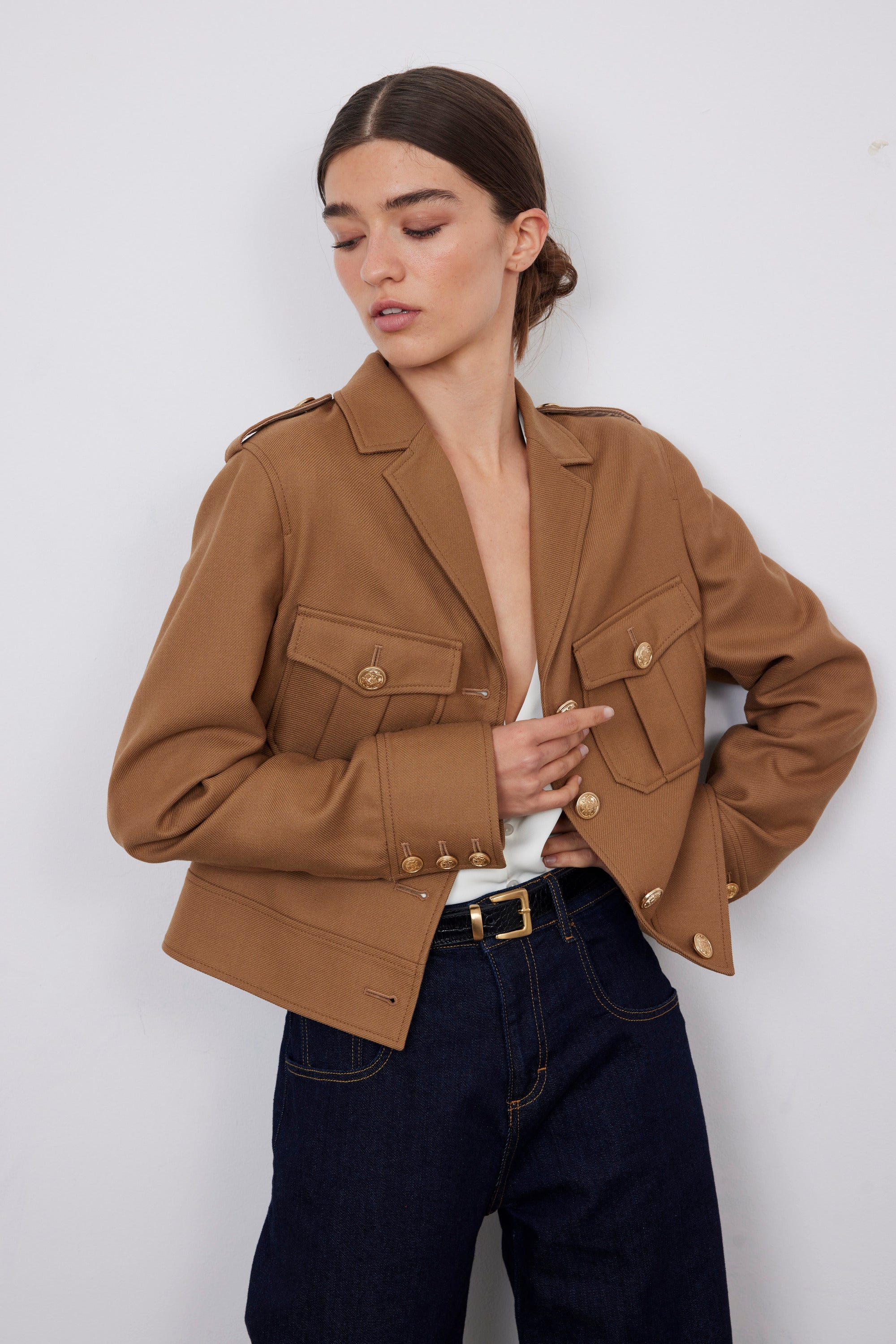JACKET PARIS CAMEL