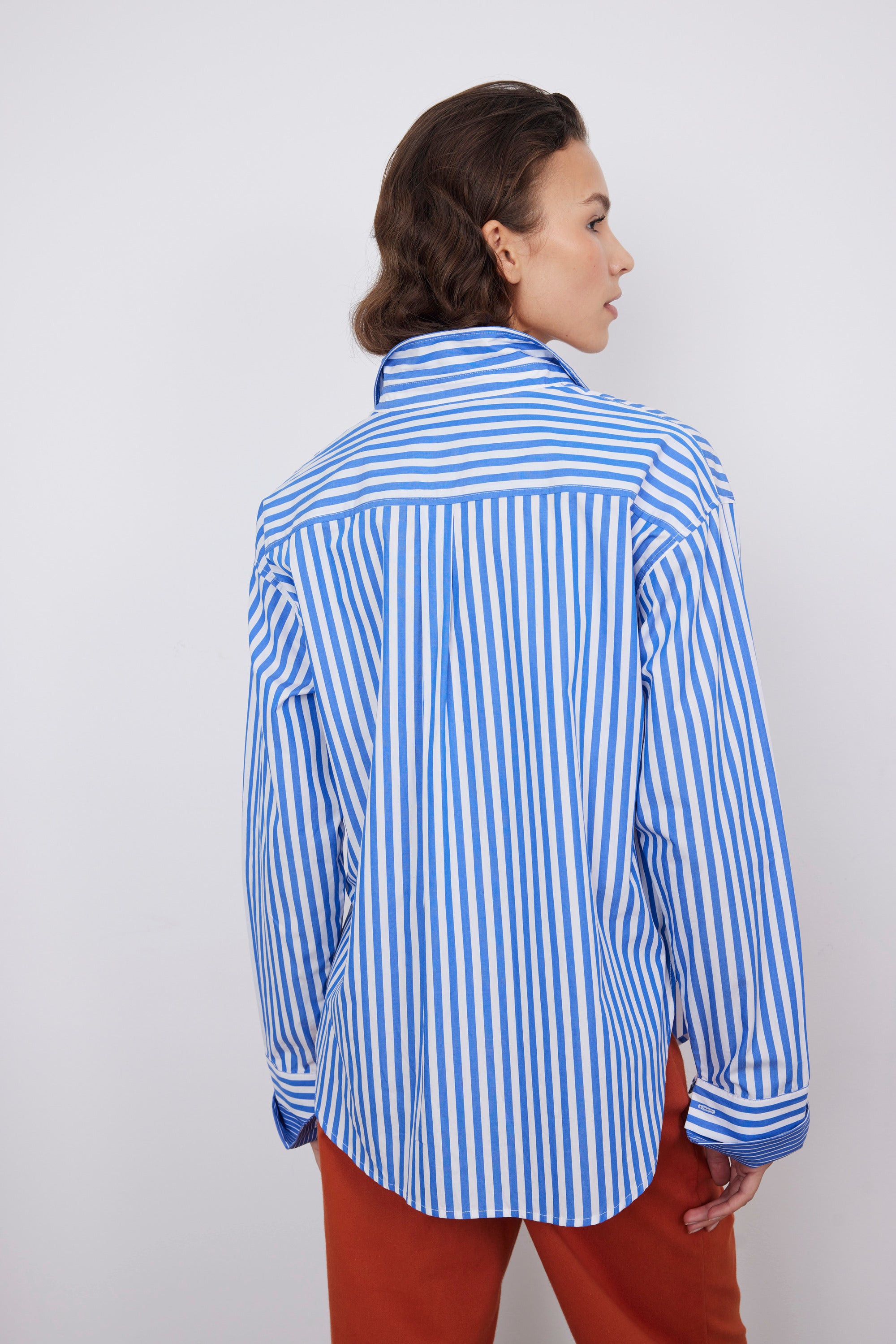 AURORA BLUE SHIRT STRIPE D
