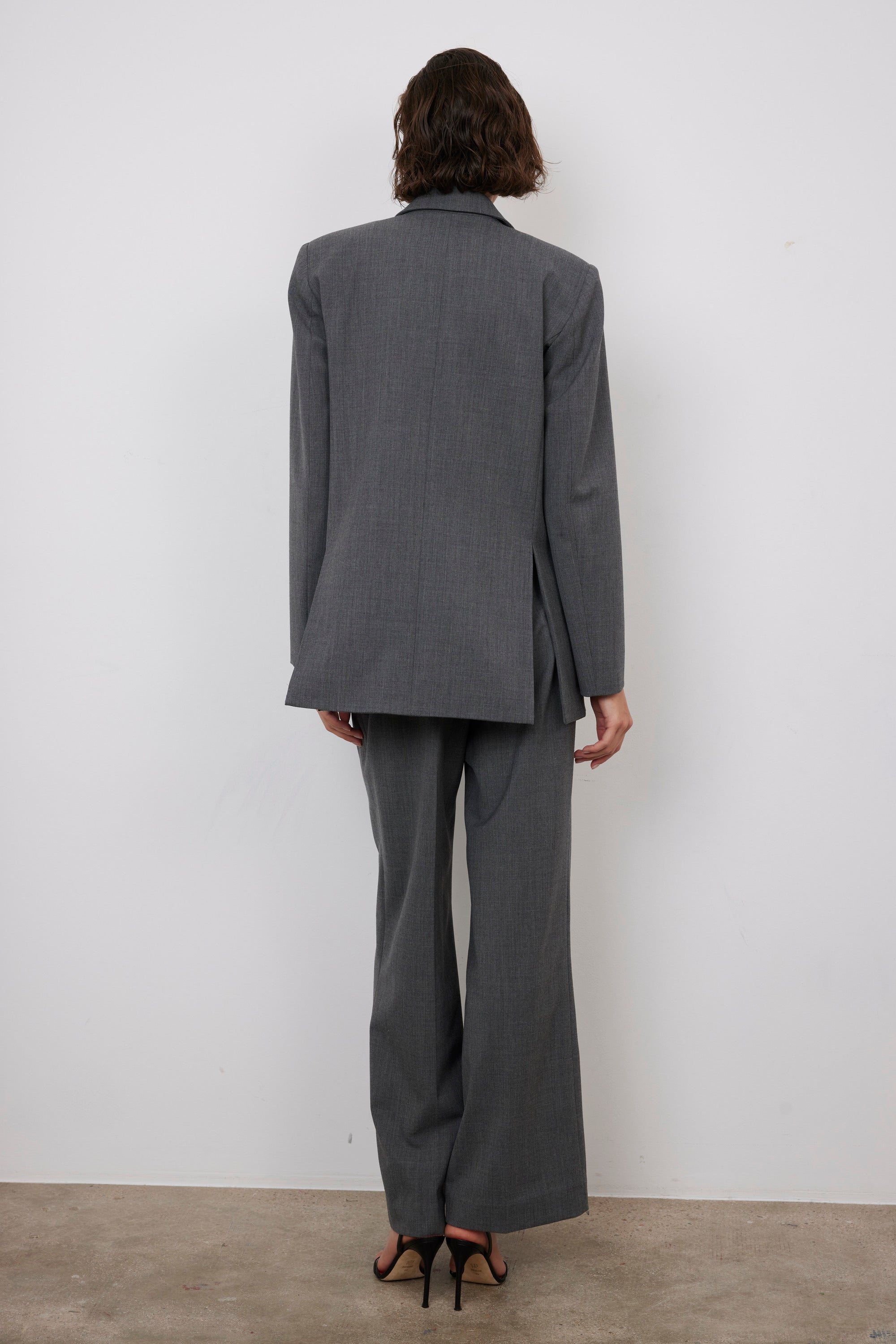 George's gray suit look