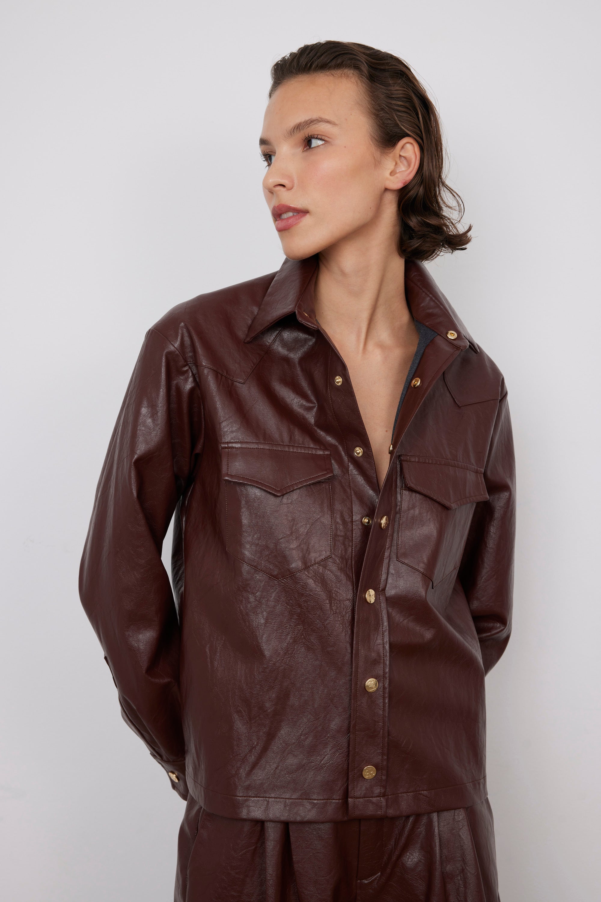 SHIRT ADRIANA COGNAC