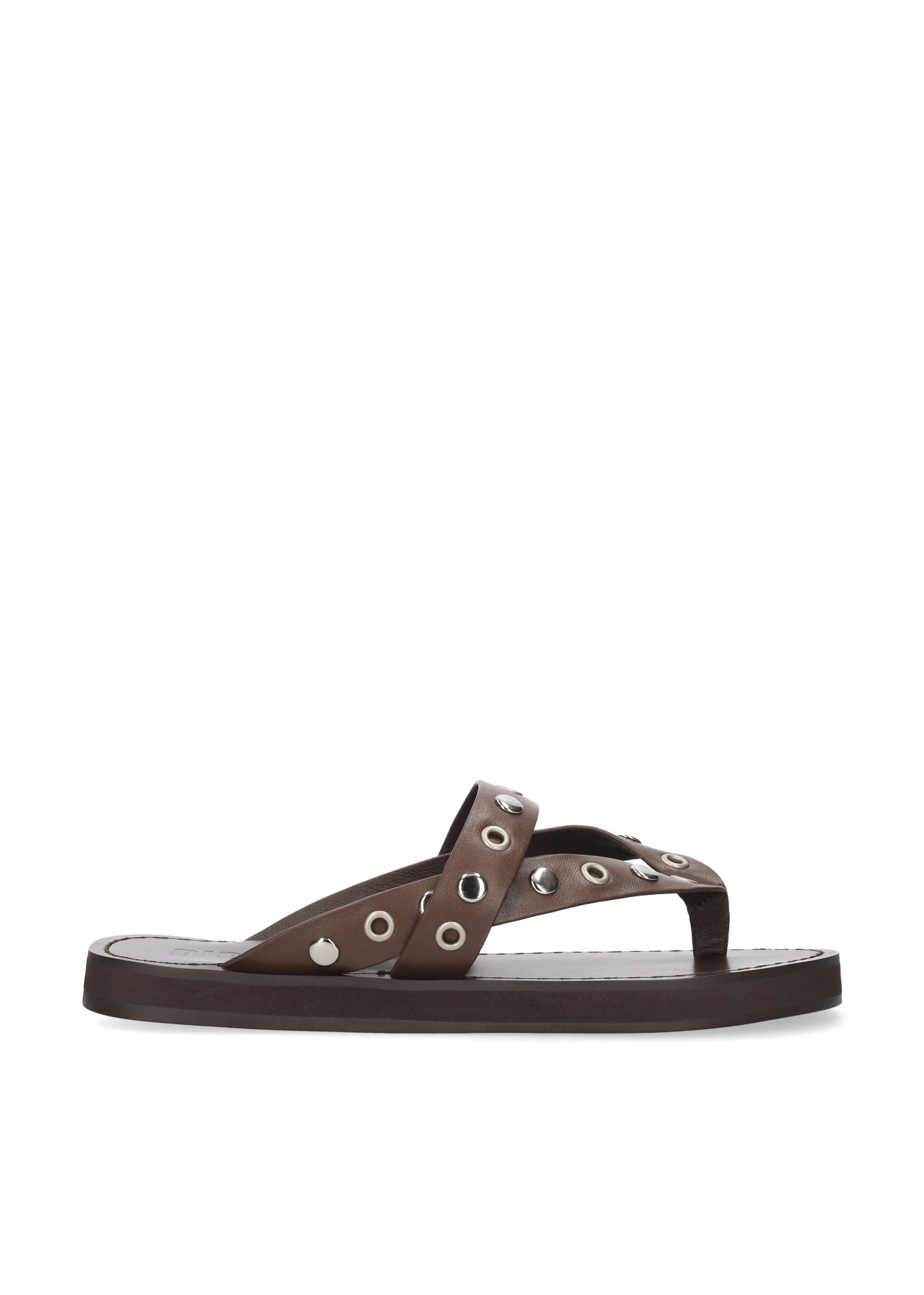 VIVIENNE FLAT SANDAL BROWN
