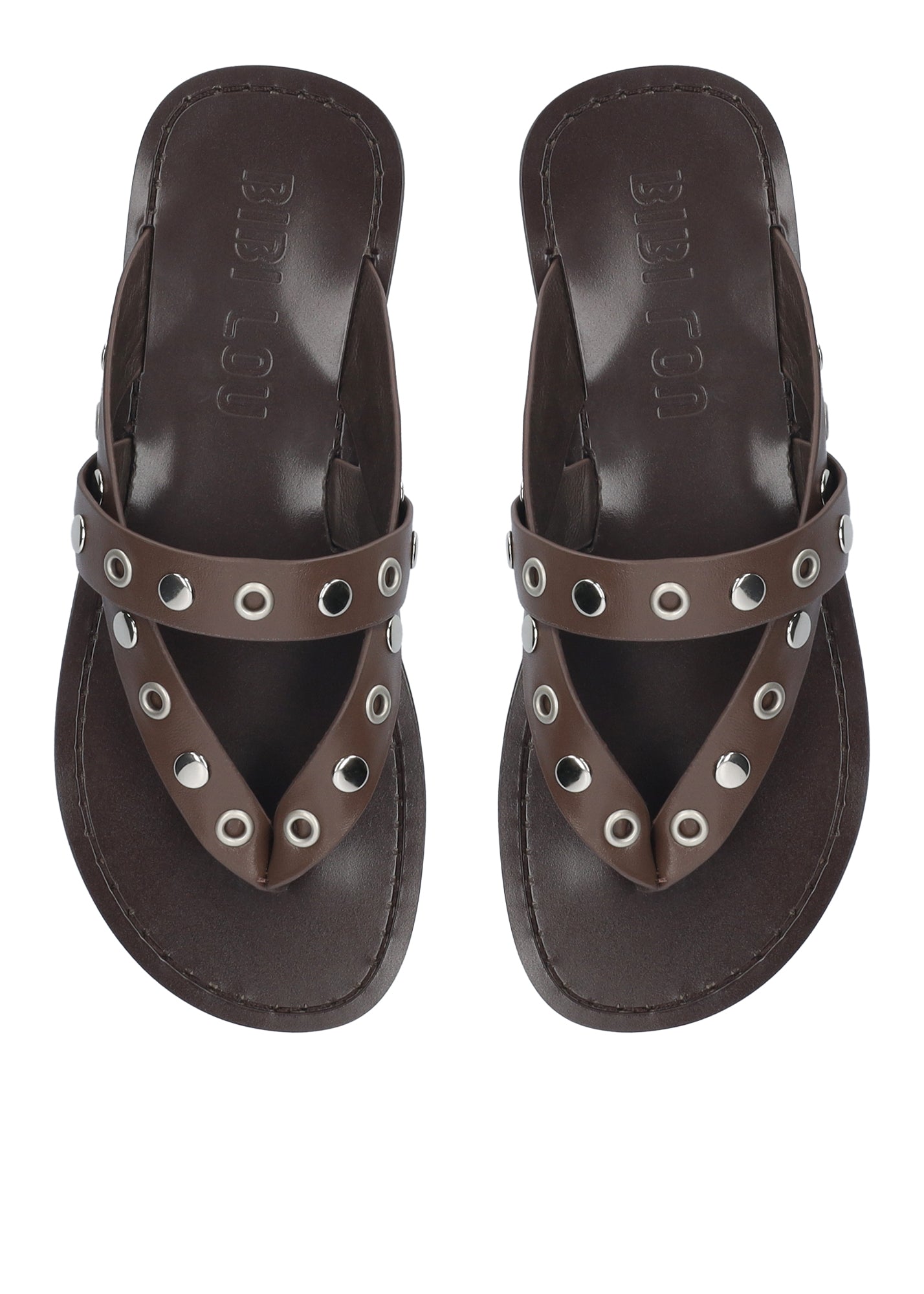 VIVIENNE FLAT SANDAL BROWN