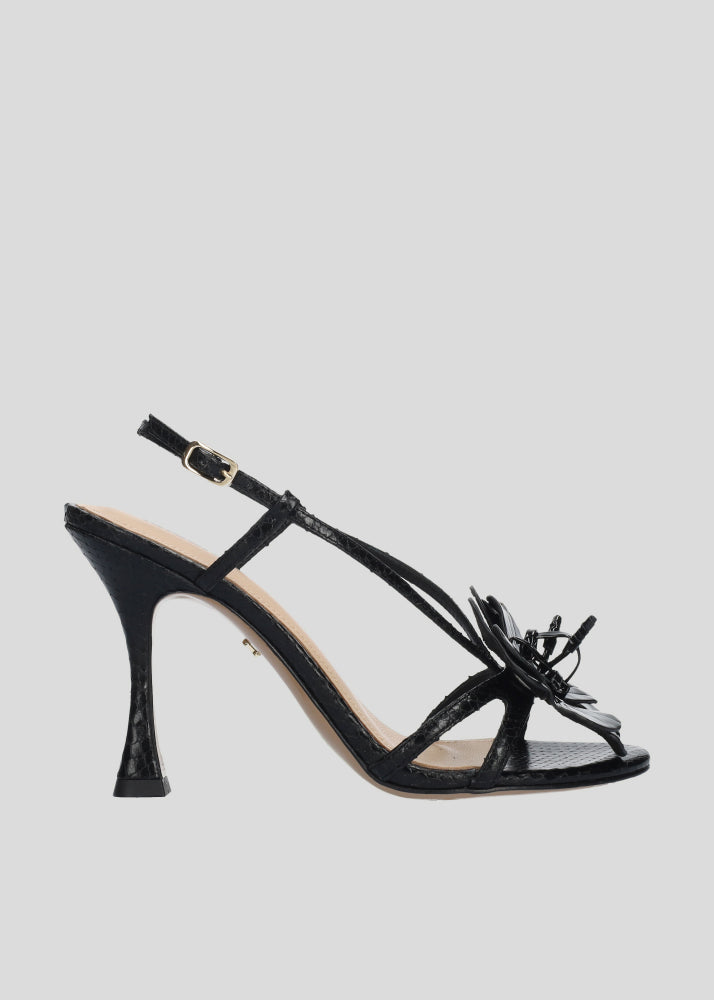 TULIP SANDAL BLACK
