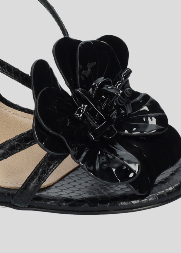 SANDALIA TULIPA BLACK