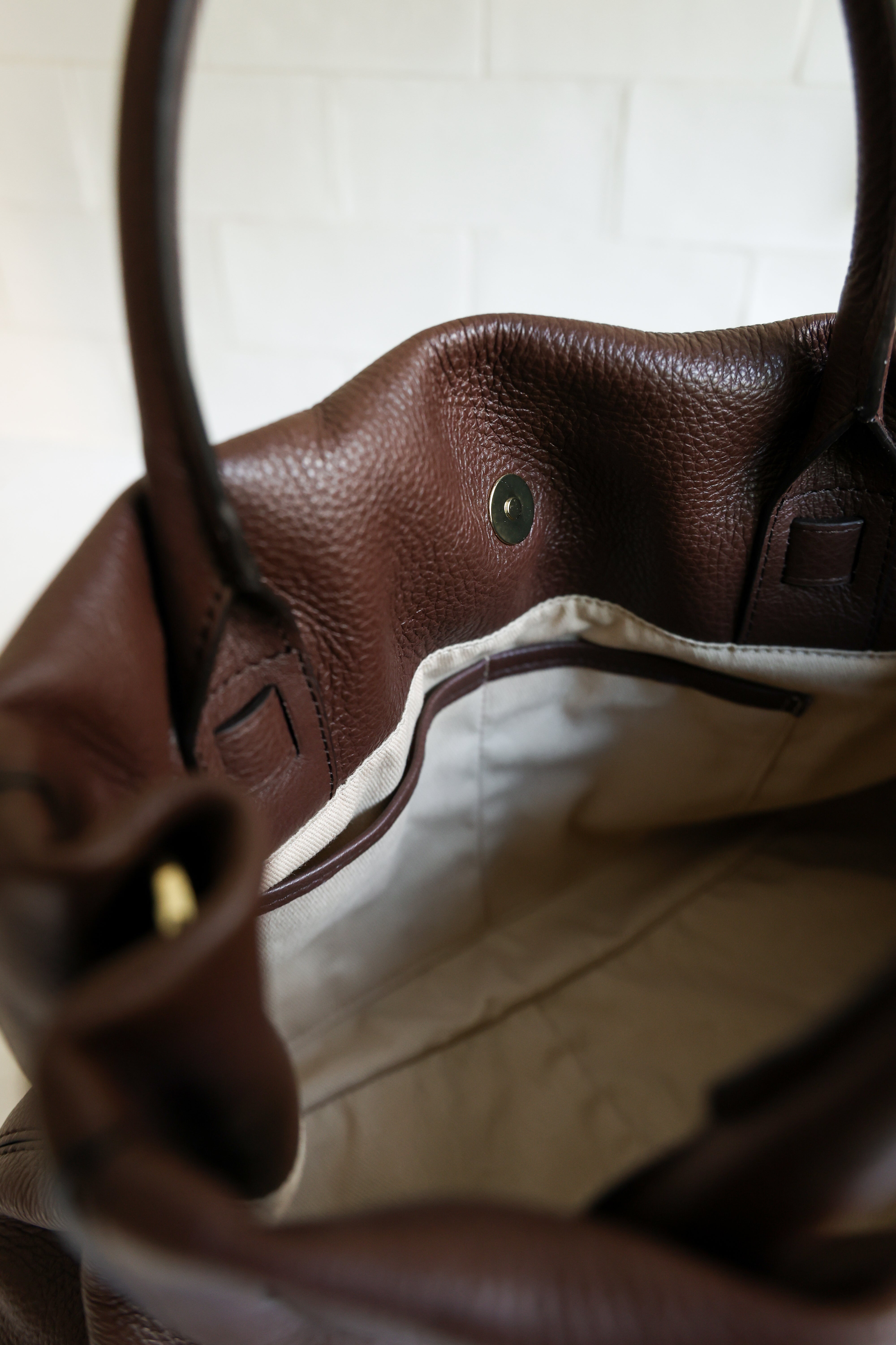 SIENNA SMALL LEATHER BAG WOOD