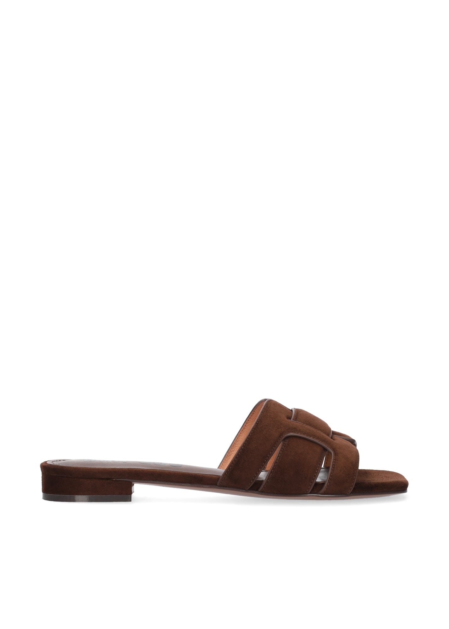 HOLLY FLAT SANDAL BROWN