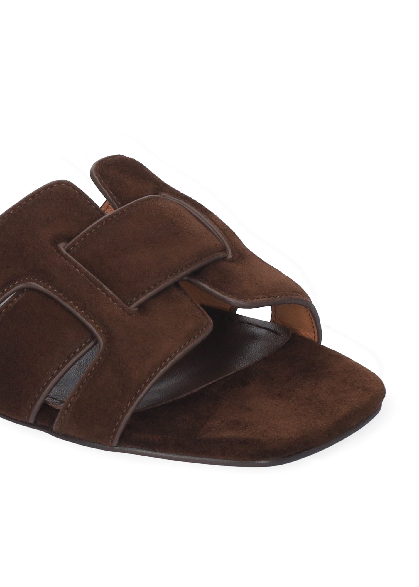 HOLLY FLAT SANDAL BROWN