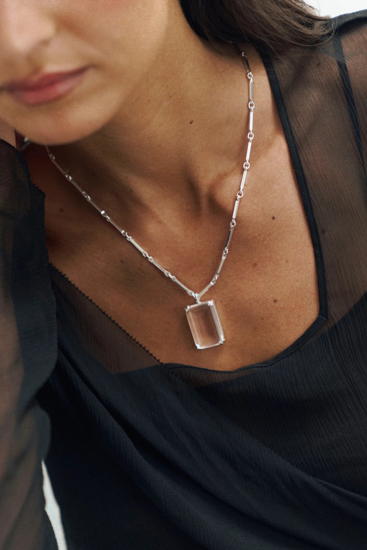 COLLAR LUCHI PLATA