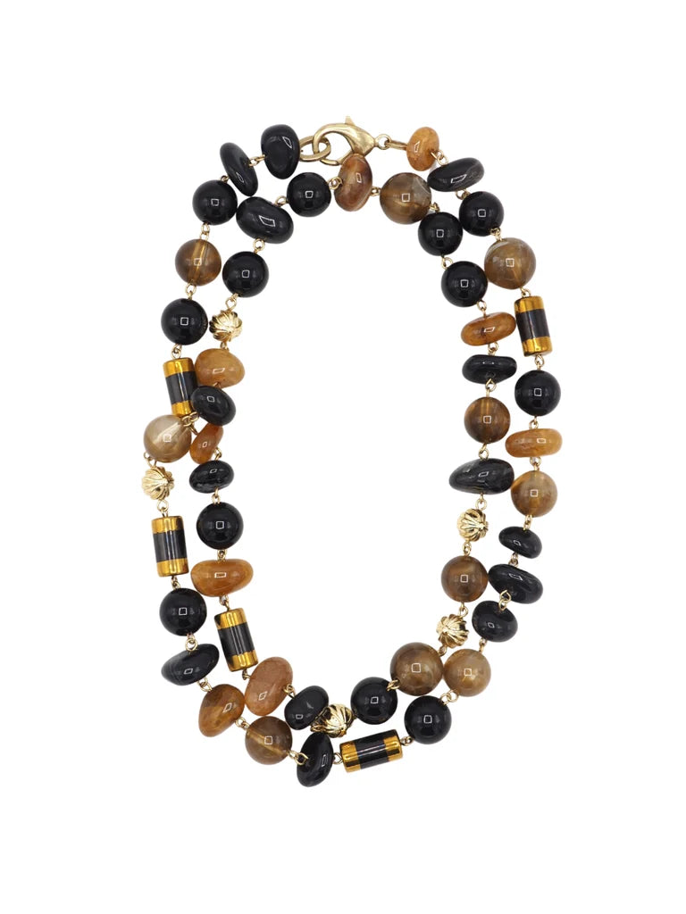 Al Vespre Necklace brown
