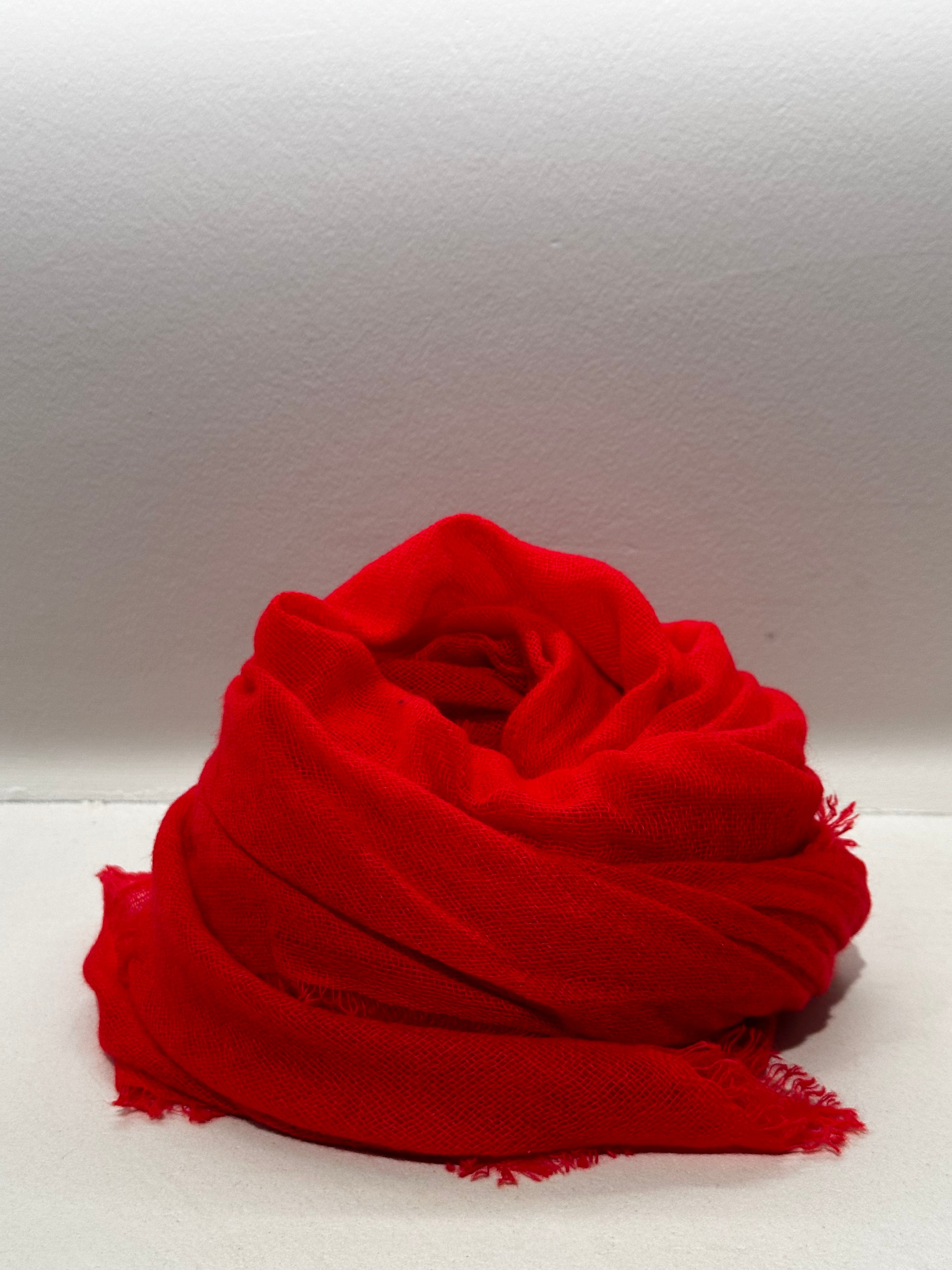 FOULARD SOUFFLE RED