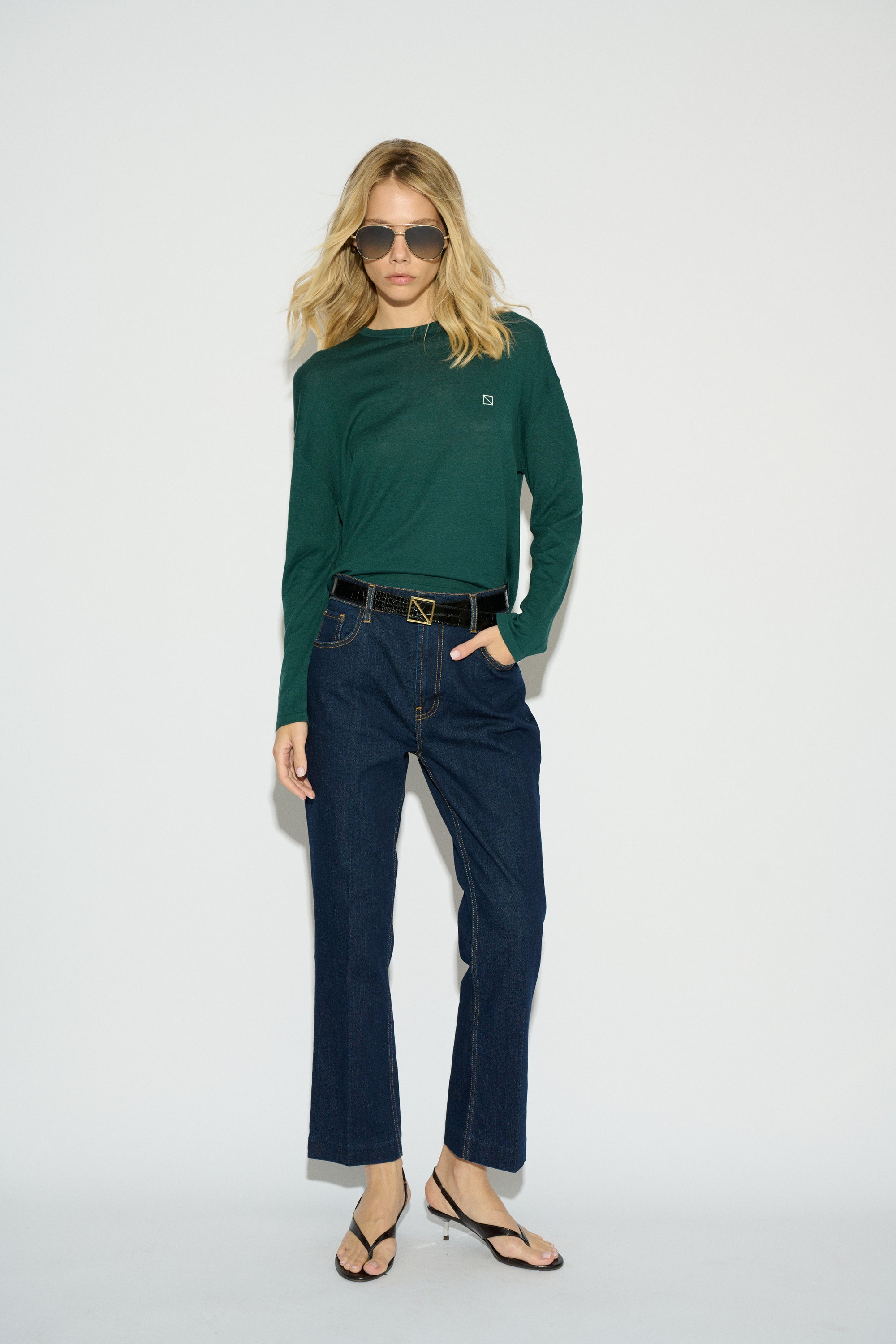 JEANS KIRA BOOTCUT TIRO MEDIO AZUL