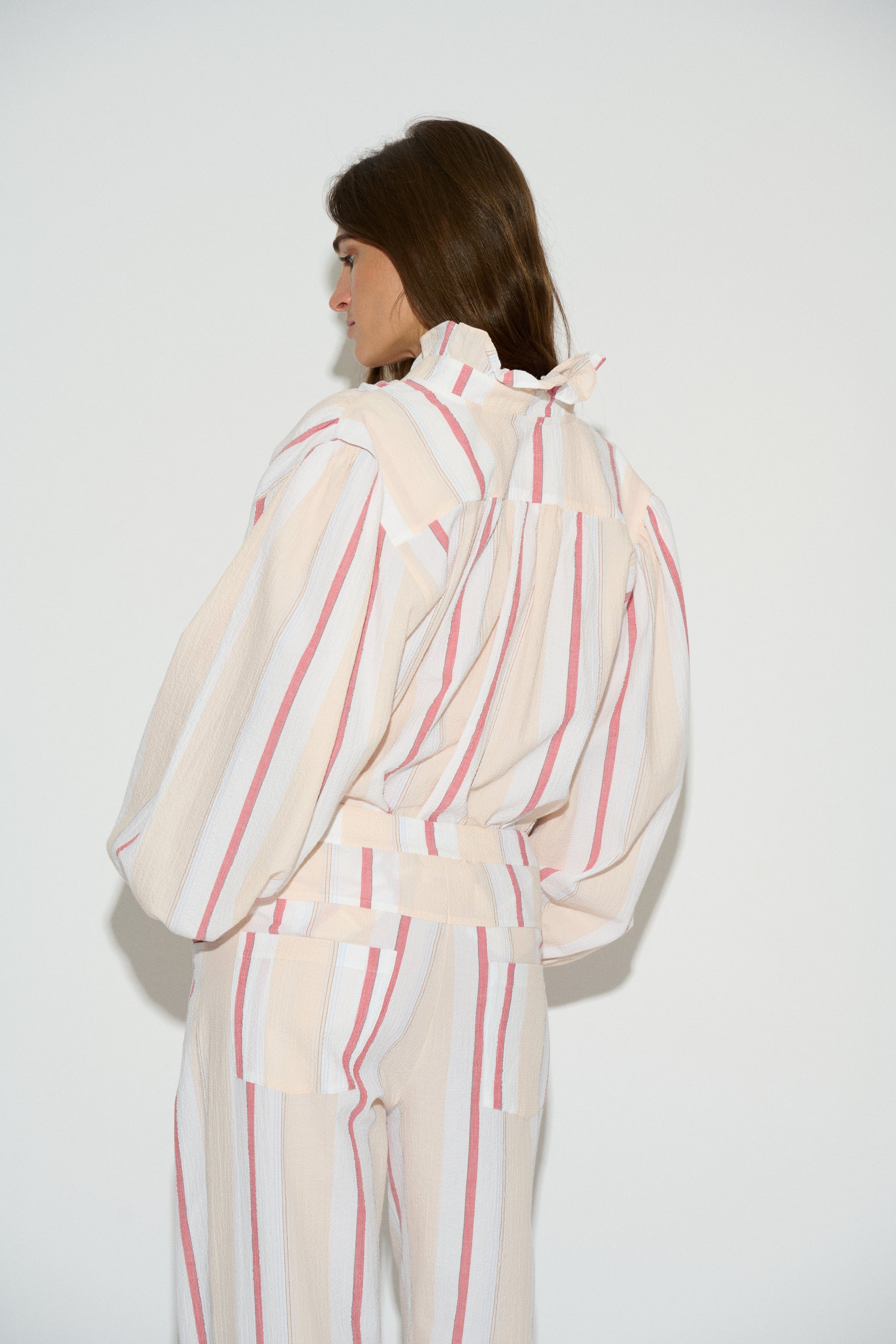DELPHINA OVERSIZE LONG SLEEVE Ecru SHIRT