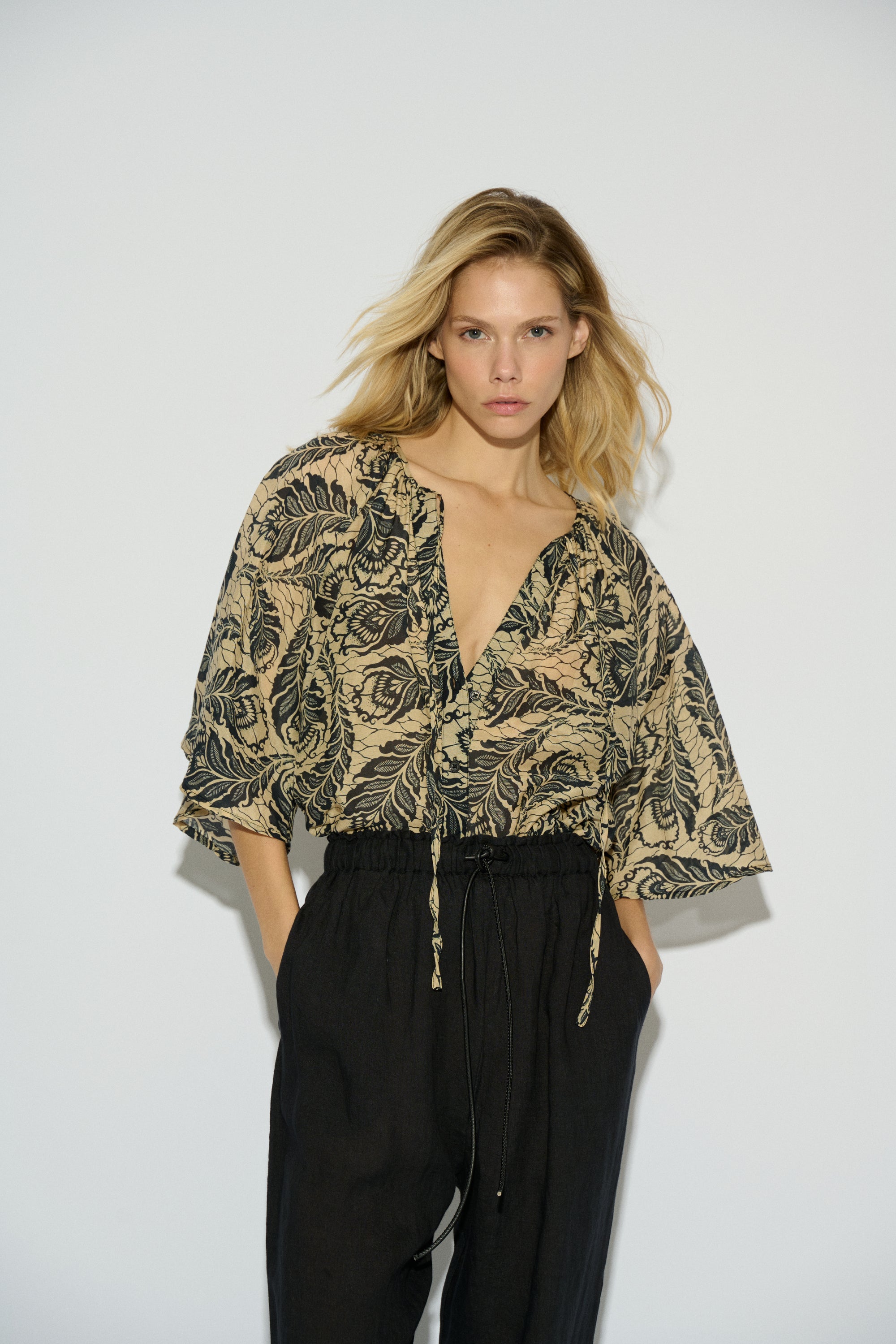 CASILDA OVERSIZE BLOUSE CASILDA PRINT RAW