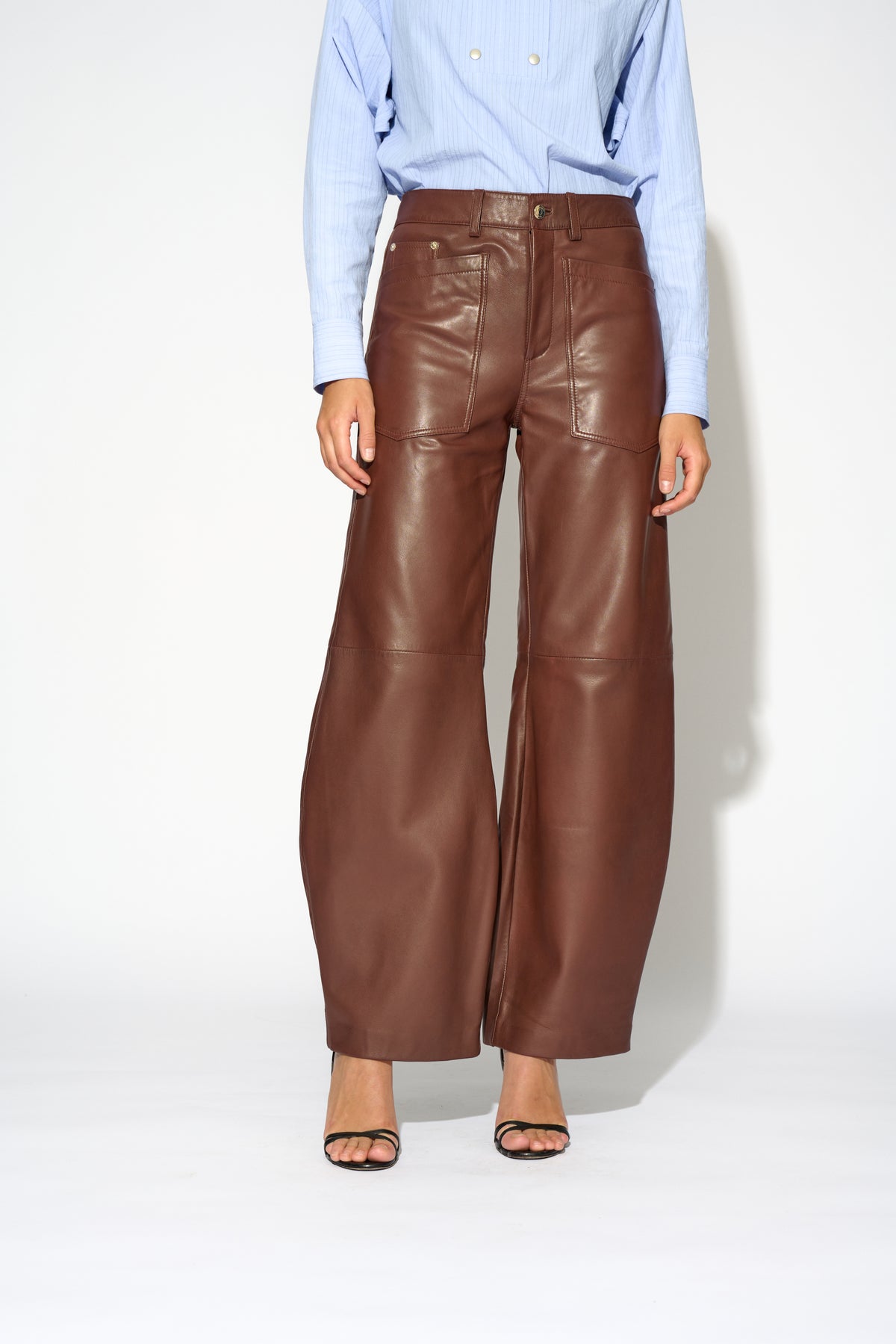 PANTALÓN KENDRA PIEL MARRÓN