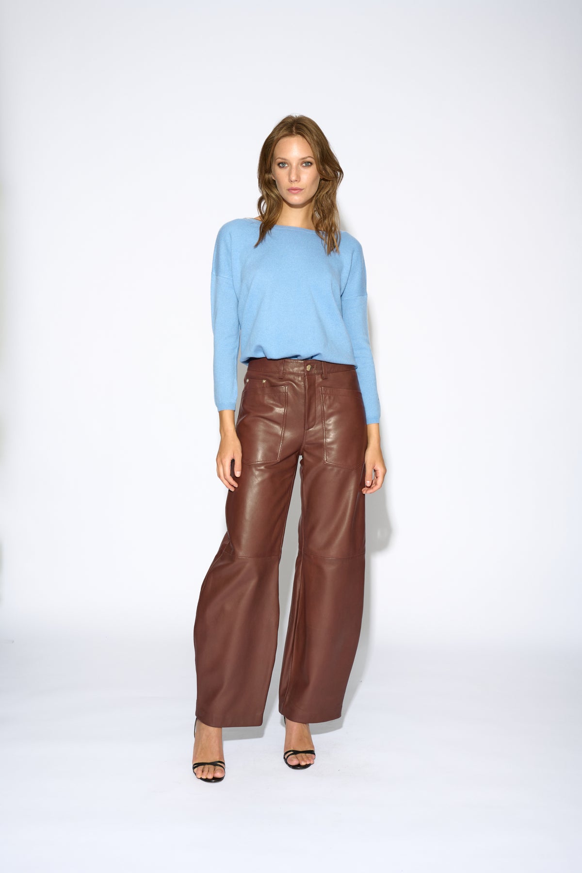 PANTALÓN KENDRA PIEL MARRÓN