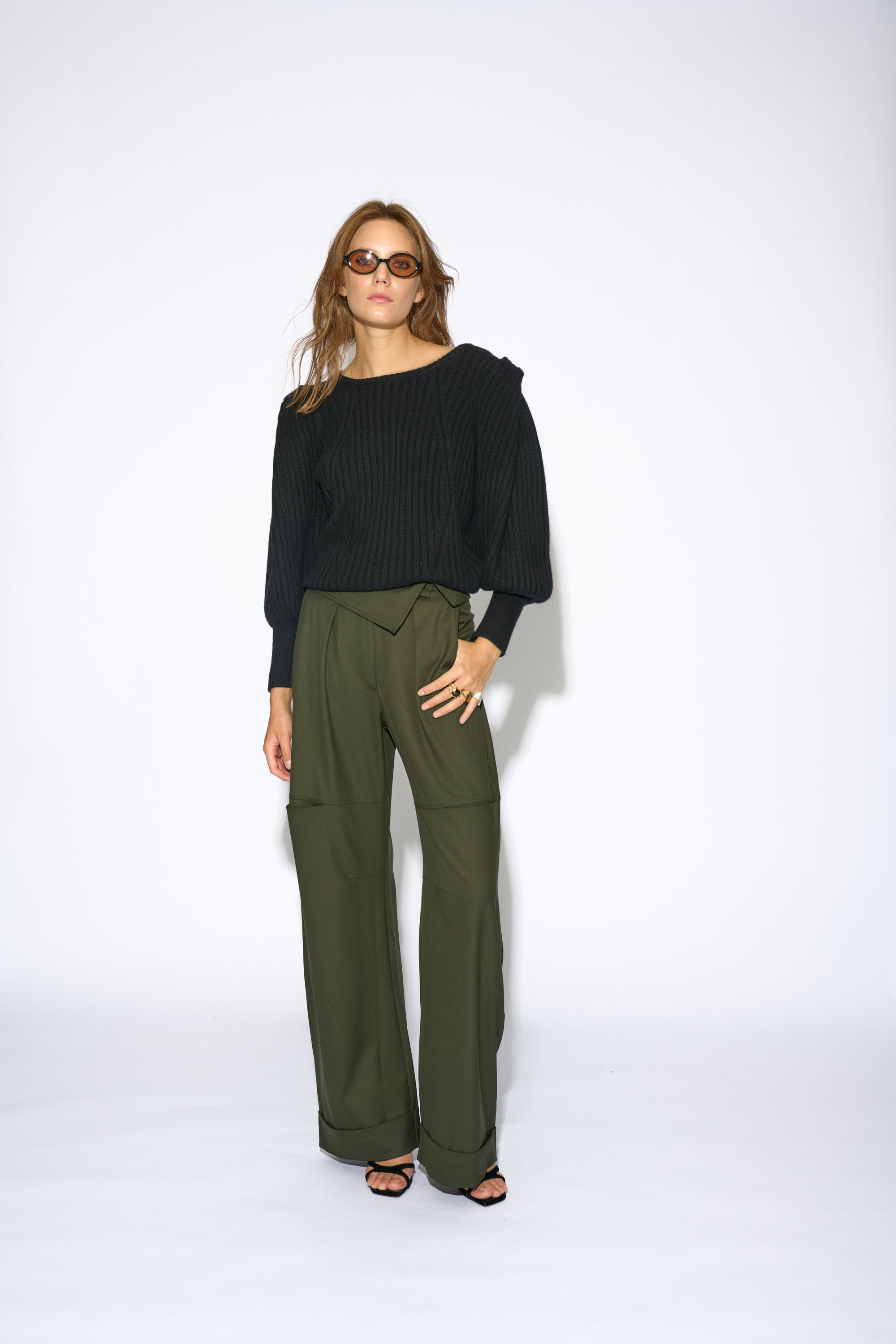 PANTALÓN CONSTANZA CINTURILLA KHAKI