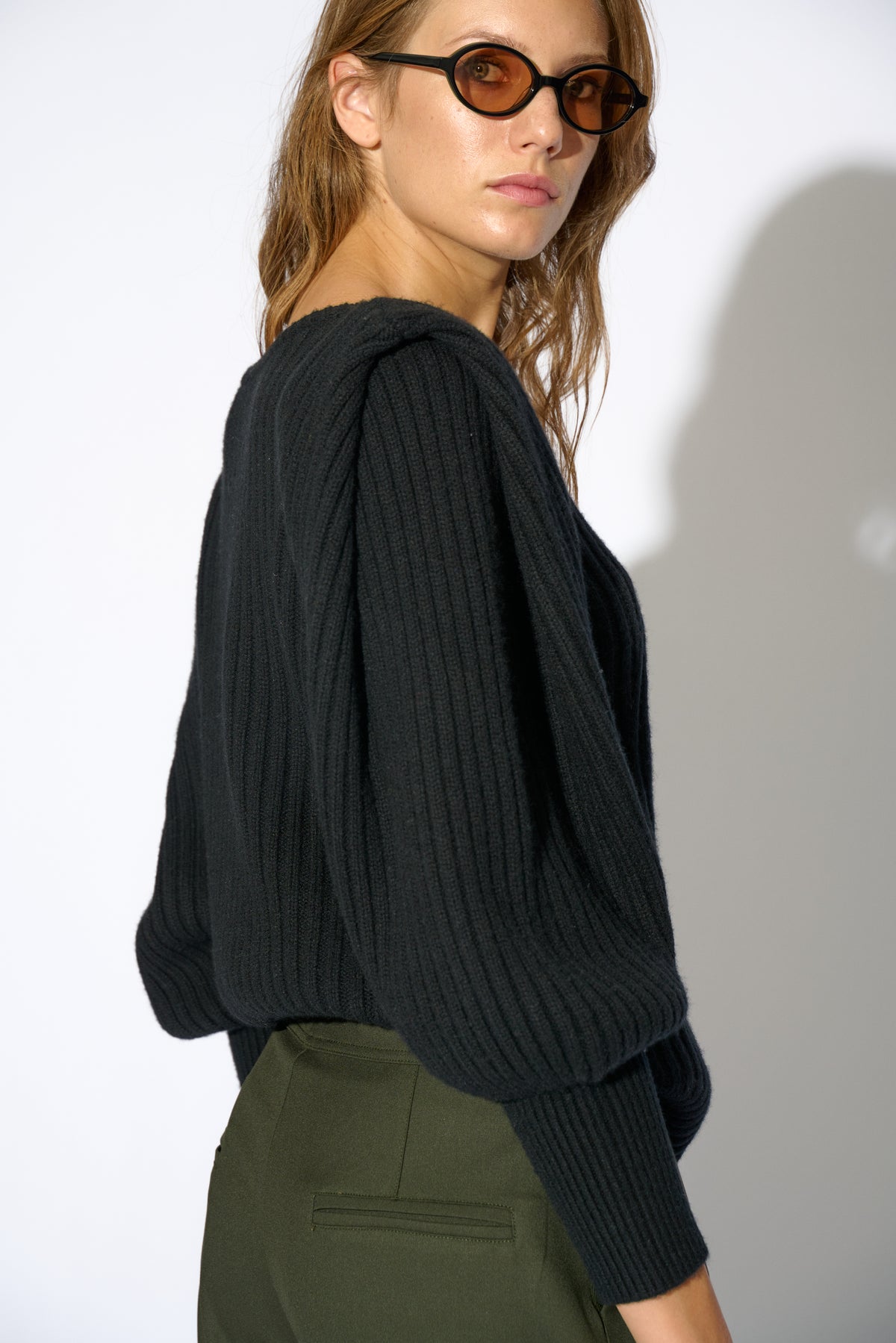 JERSEY BELINDA LANA Y CASHMERE NEGRO