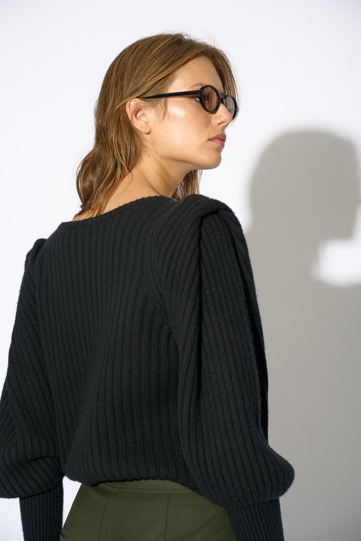 JERSEY BELINDA LANA Y CASHMERE NEGRO