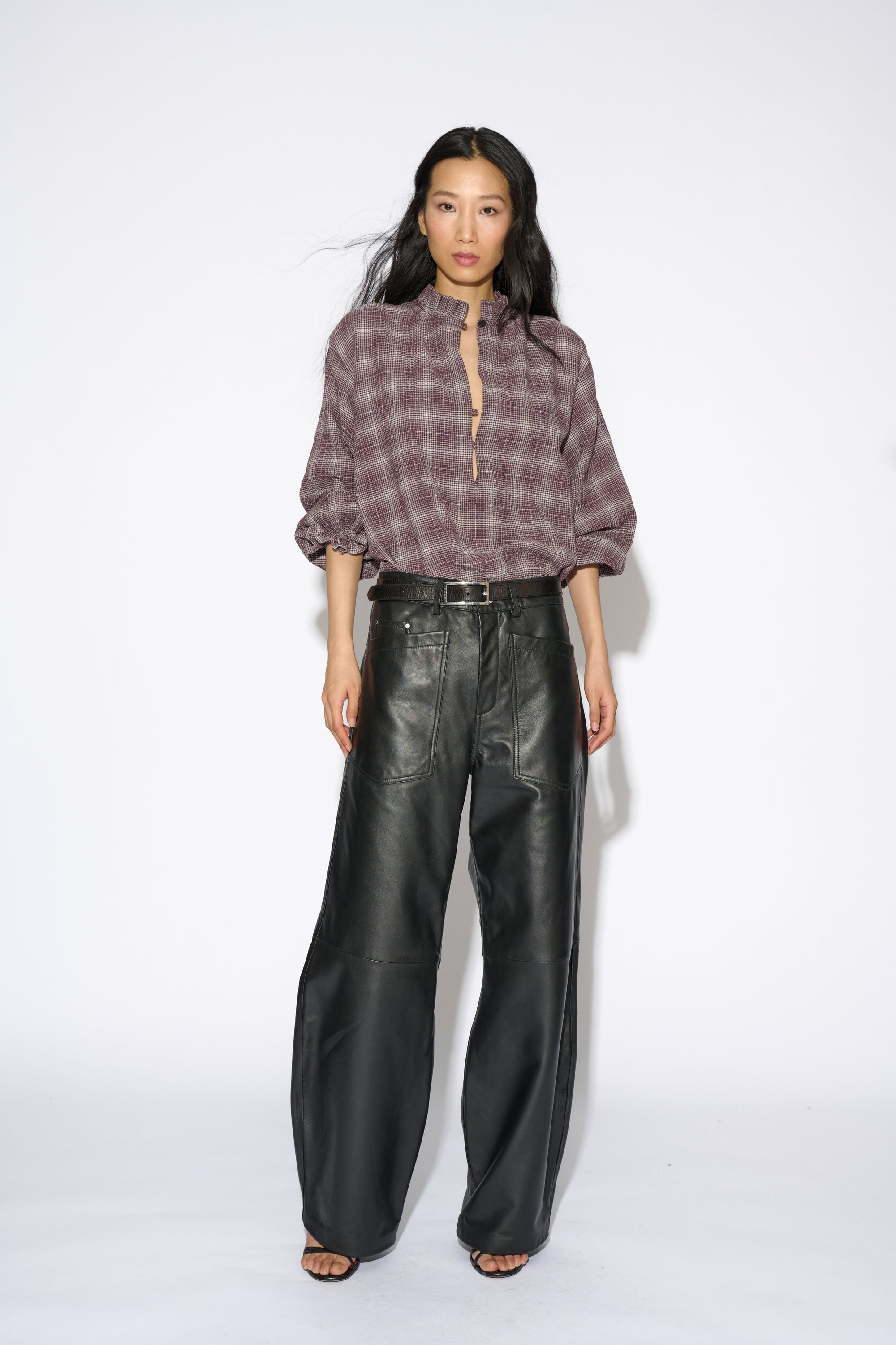 PANTALÓN KENDRA PIEL NEGRO