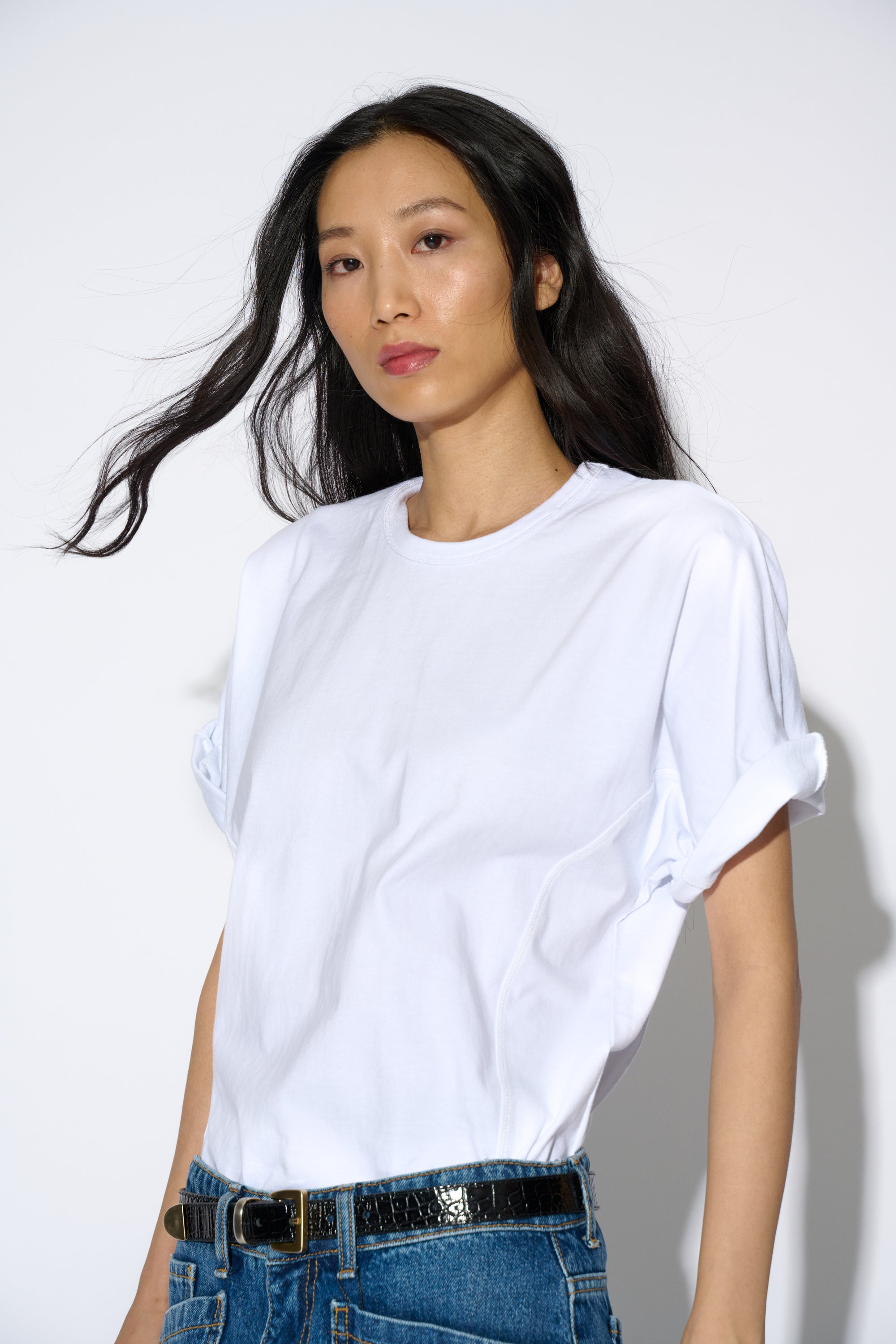 DELIA WHITE T-SHIRT