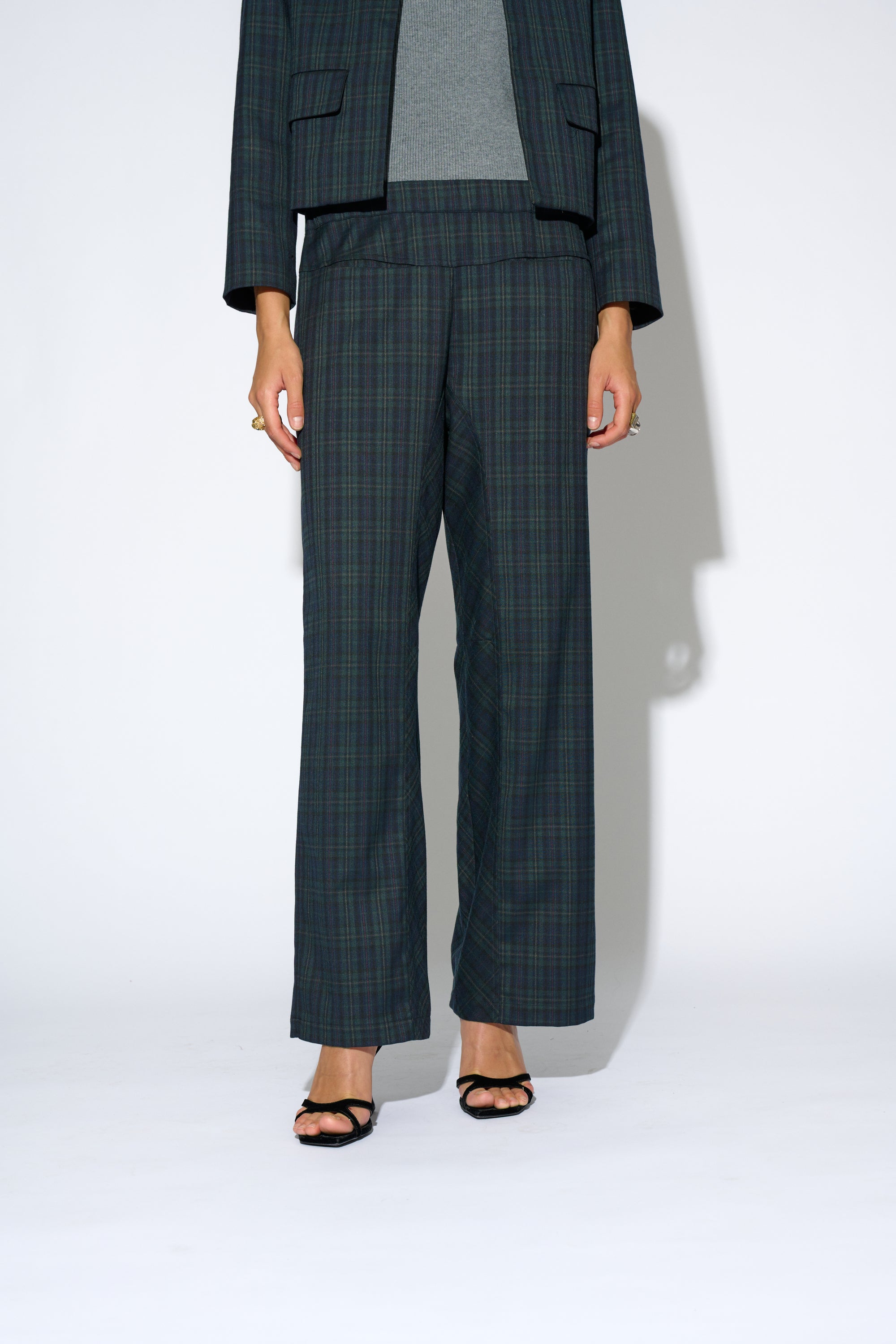 PANTALÓN AMELIE CUADRO VERDE