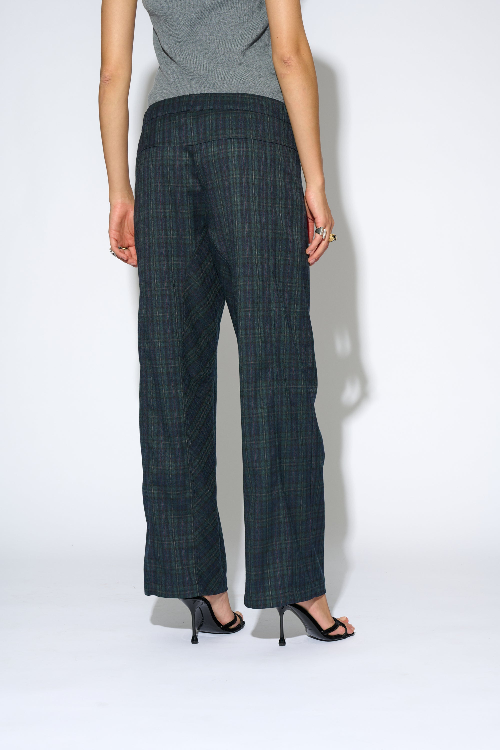 PANTALÓN AMELIE CUADRO VERDE