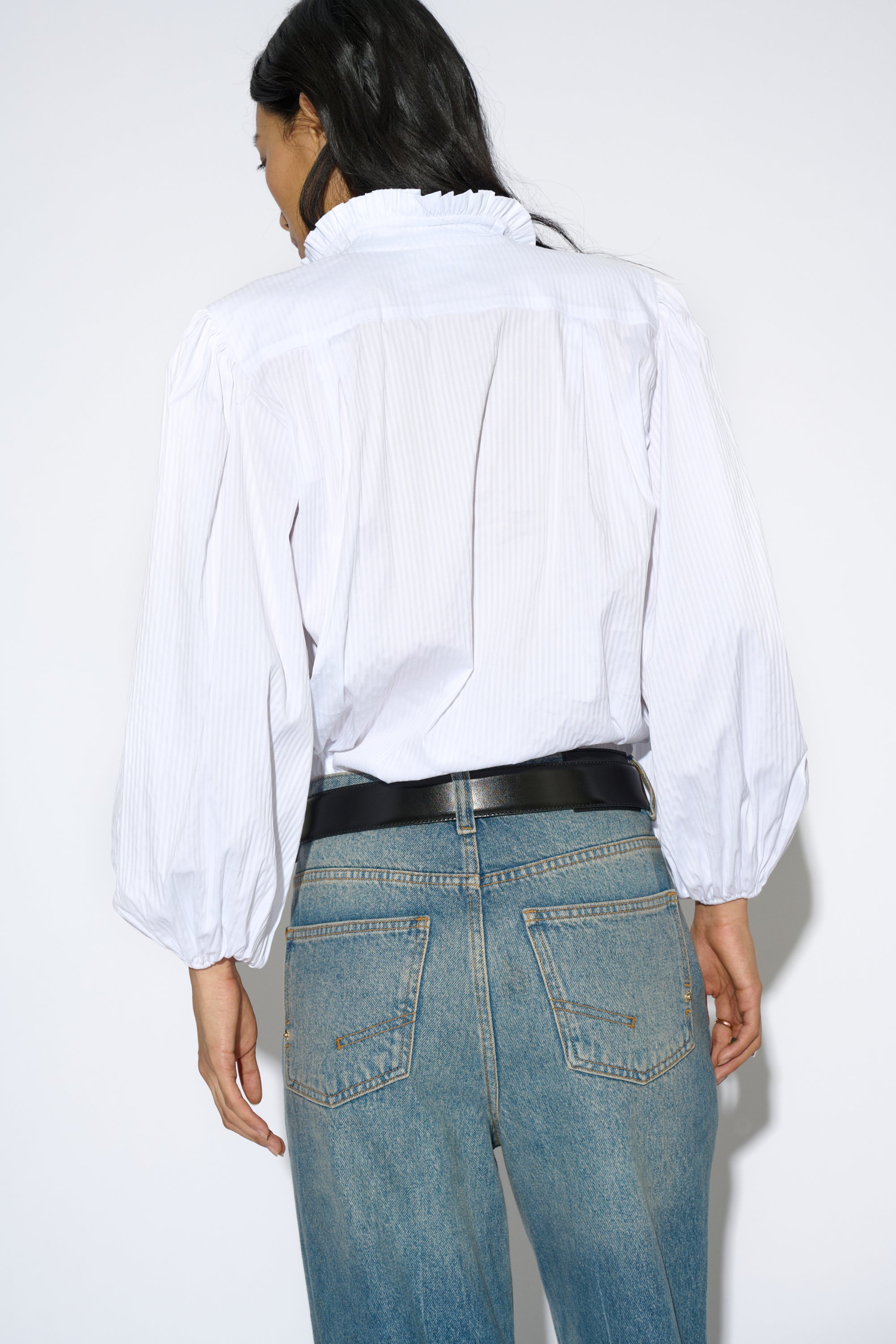 CAMISA CARLOTA POPELIN BLANCA