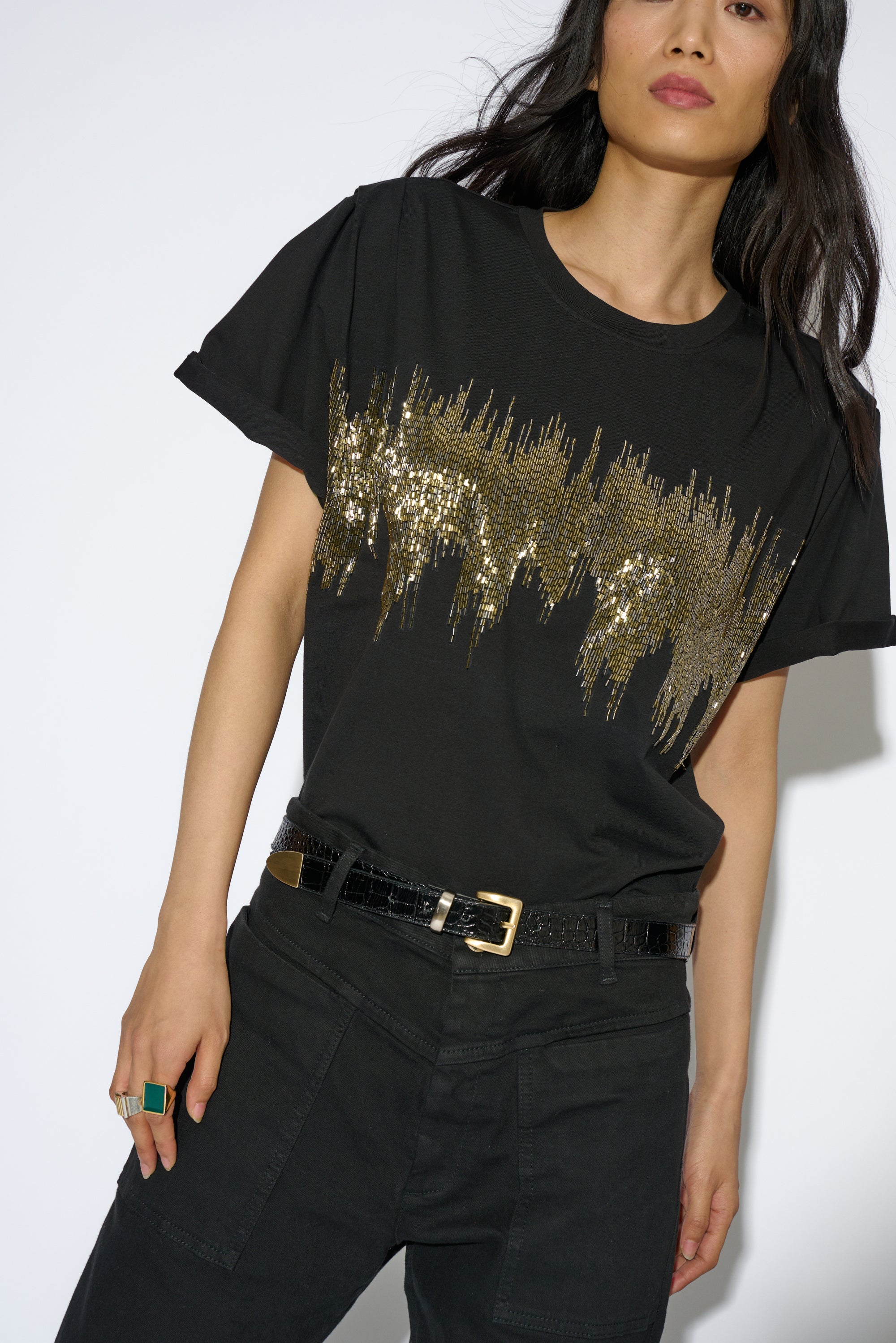 EMMA BLACK T-SHIRT