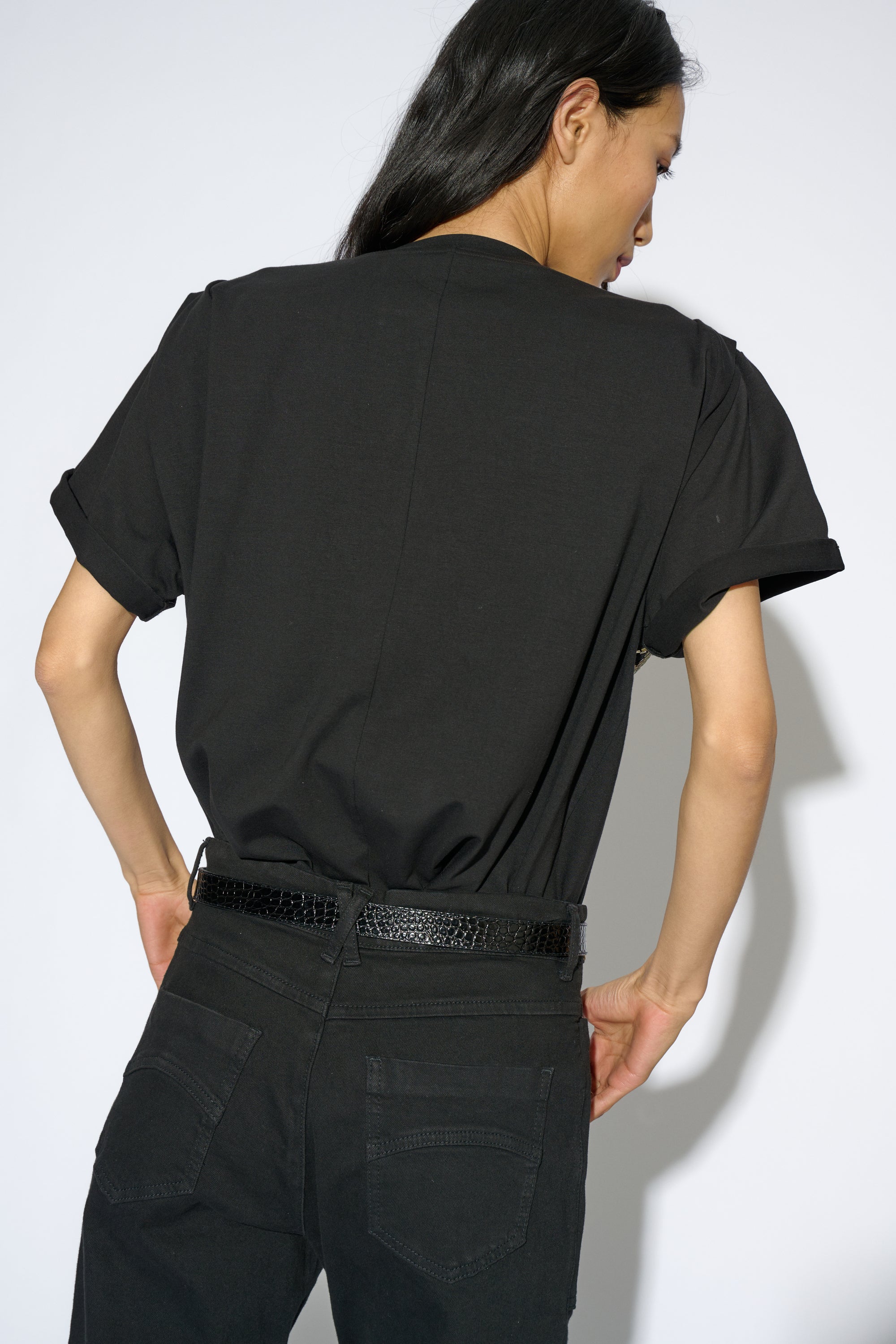 MYKONOS STRAIGHT BLACK JEANS