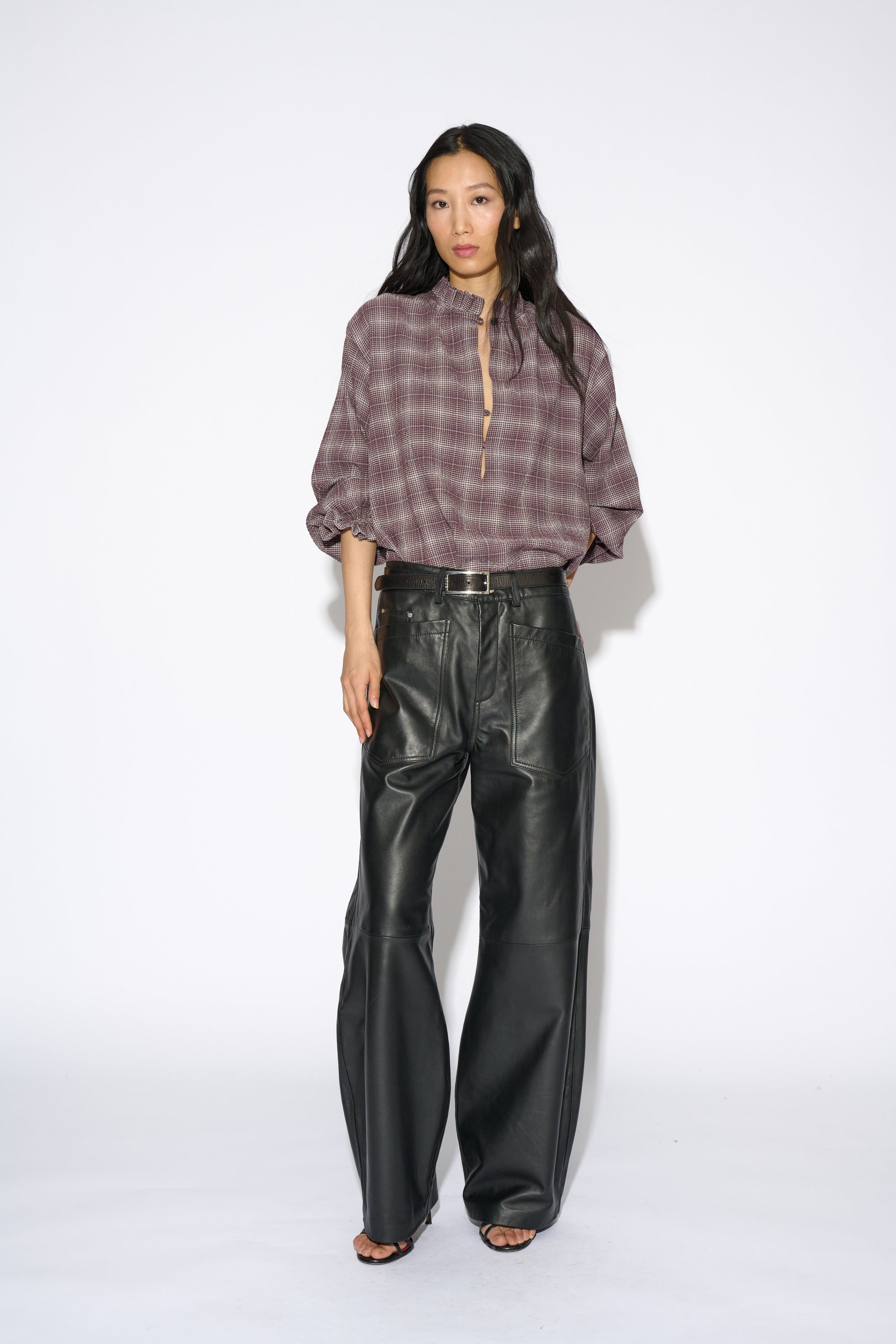 PANTALÓN KENDRA PIEL NEGRO