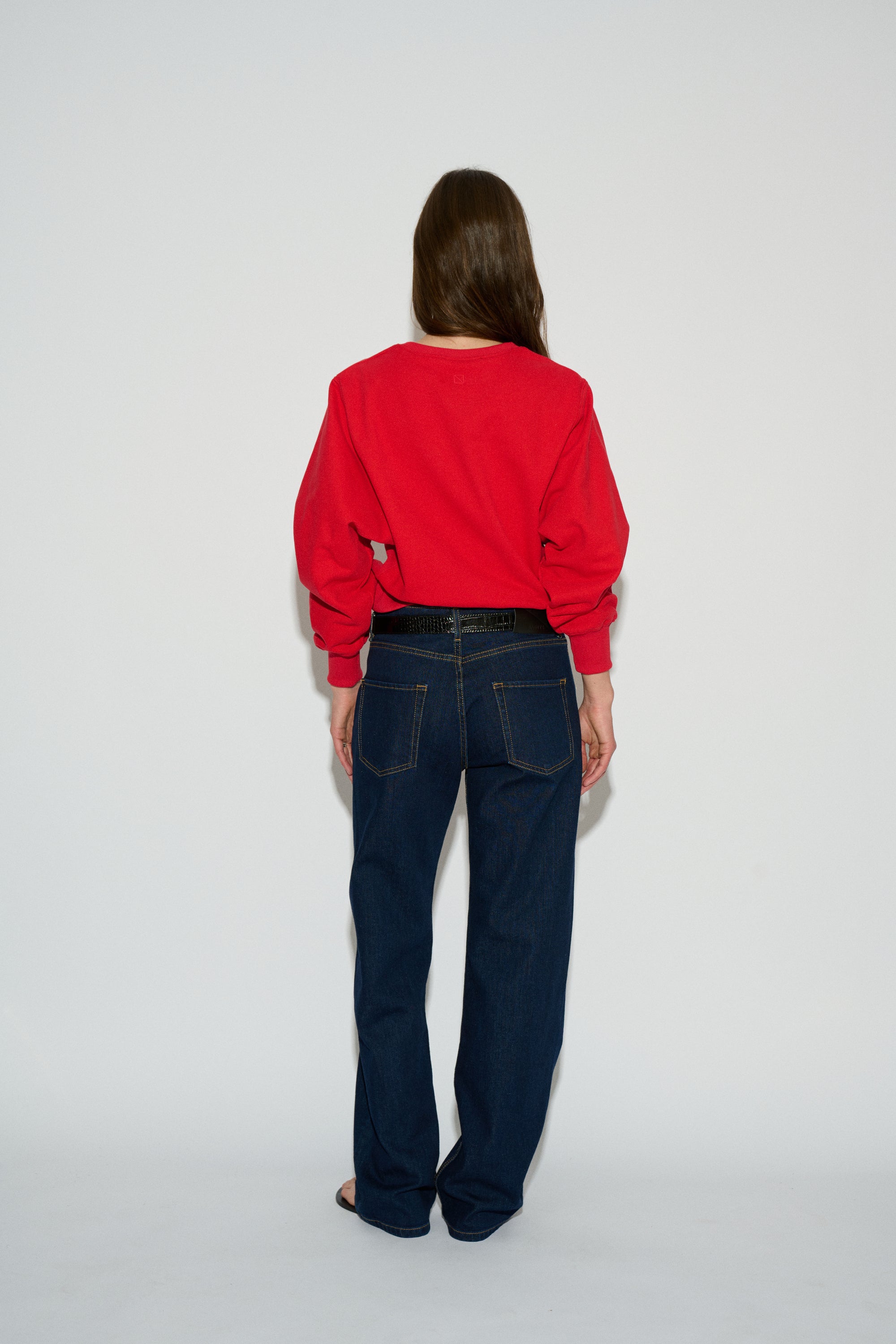 SUDADERA CLOD OVERSIZE ROJO