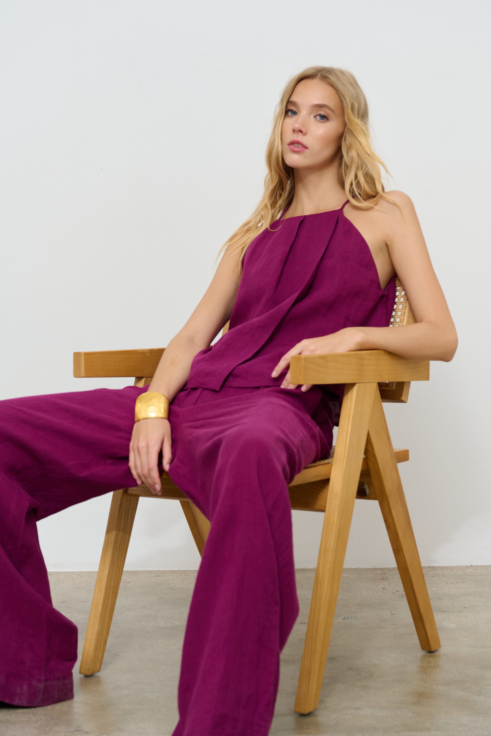 TOP ALLEGRA BURGUNDY