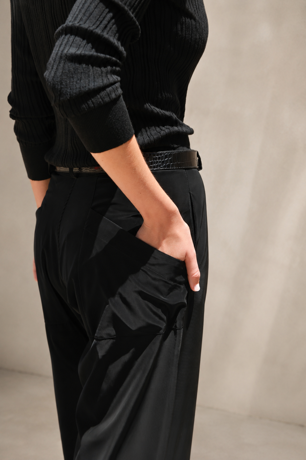 PANTALÓN ALEXANDRA TÉCNICO NEGRO
