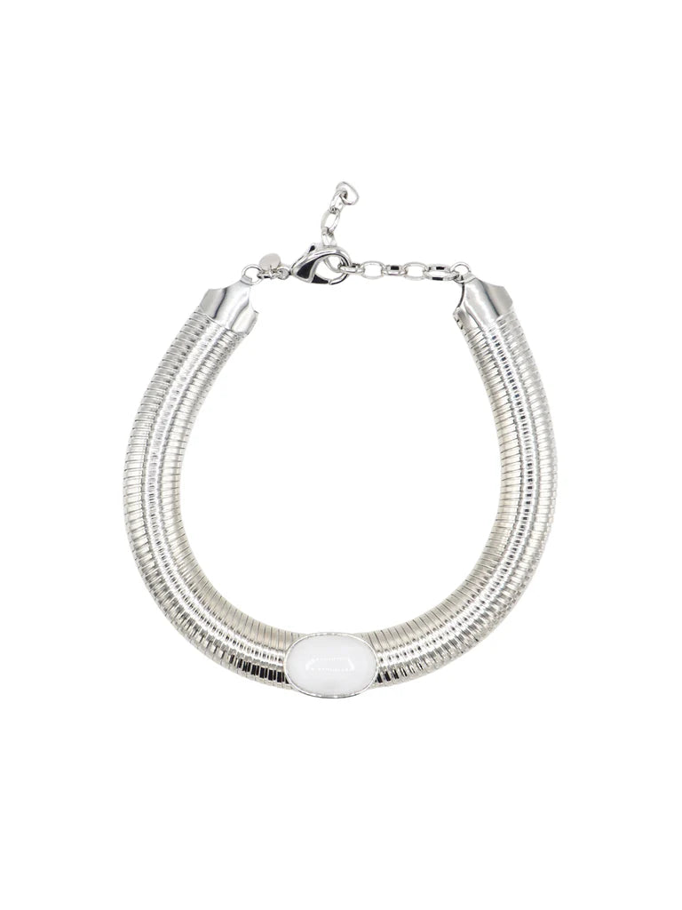 Cleopatra Necklace Silver